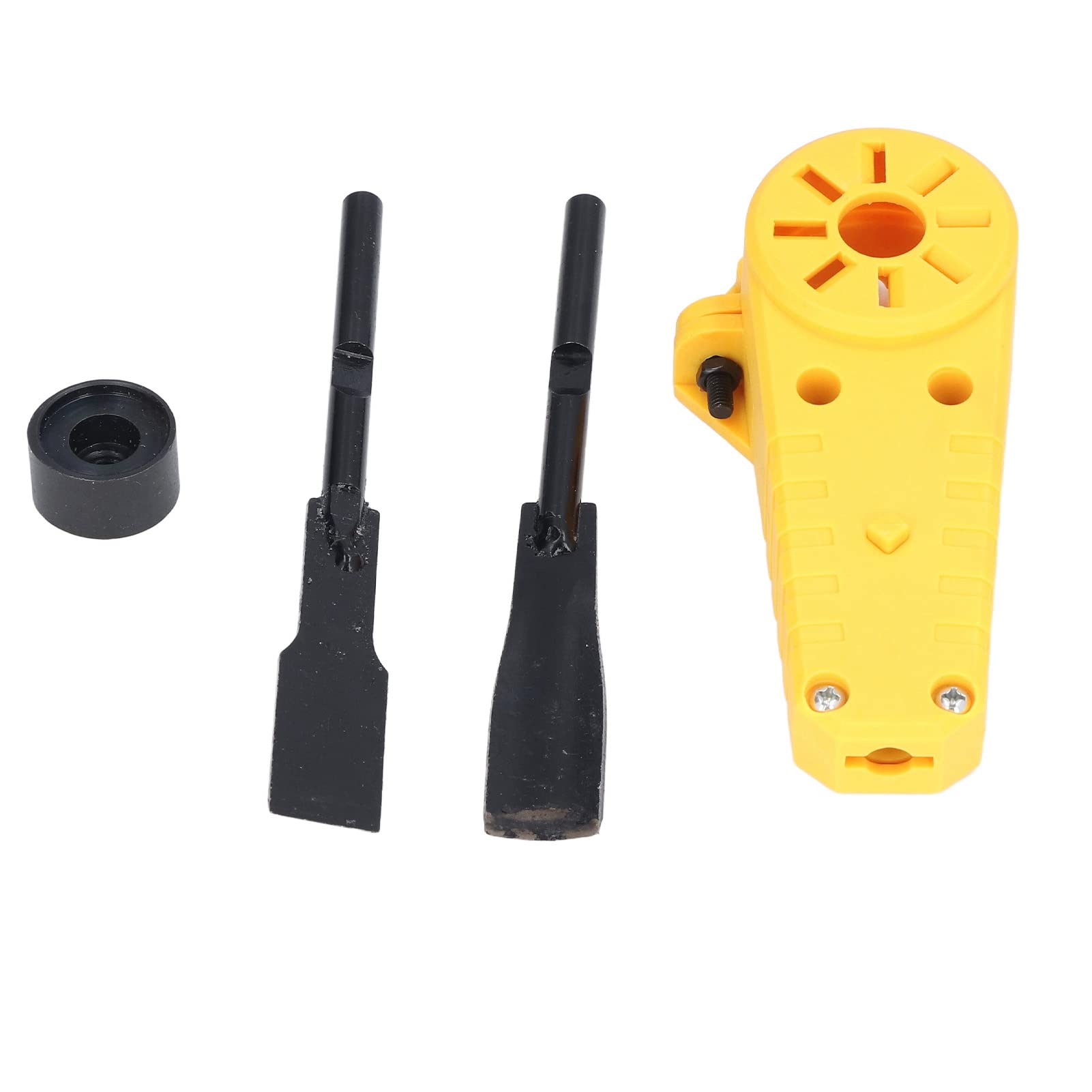 Electric Angle Grinder to Chisel Attachment - Wood Carving & Stone Polishing Tool with Adjustable Baffle | Perfect for DIY Woodworking, Sculpting, and Home Renovation Projects