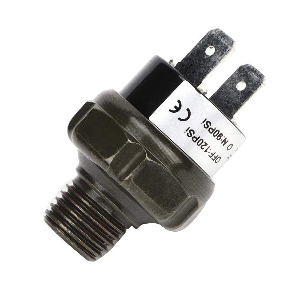 Universal Air Compressor Pressure Switch Valve 90-120PSI with 1/4