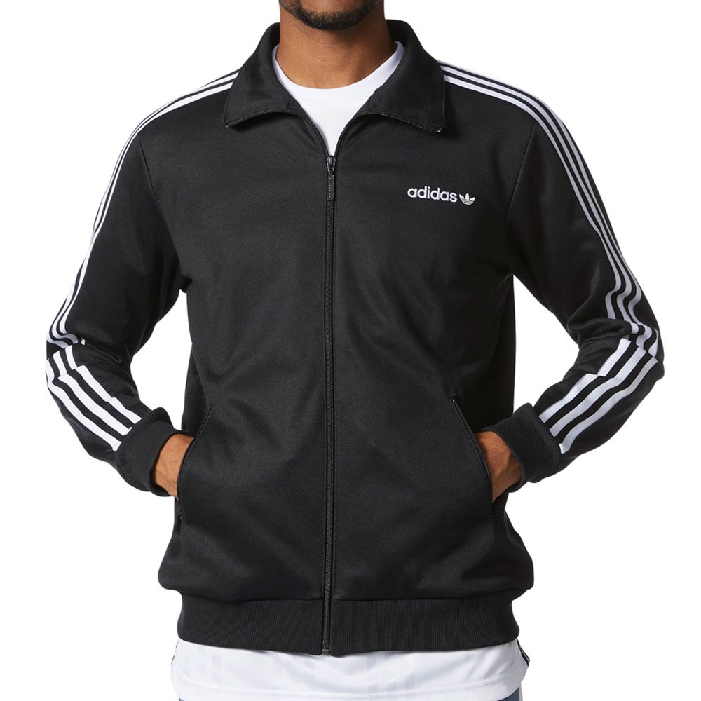 adidas Originals Men's Blackbird Track Jacket - Classic Athletic Hooded Sweatshirt for Running, Gym & Casual Streetwear