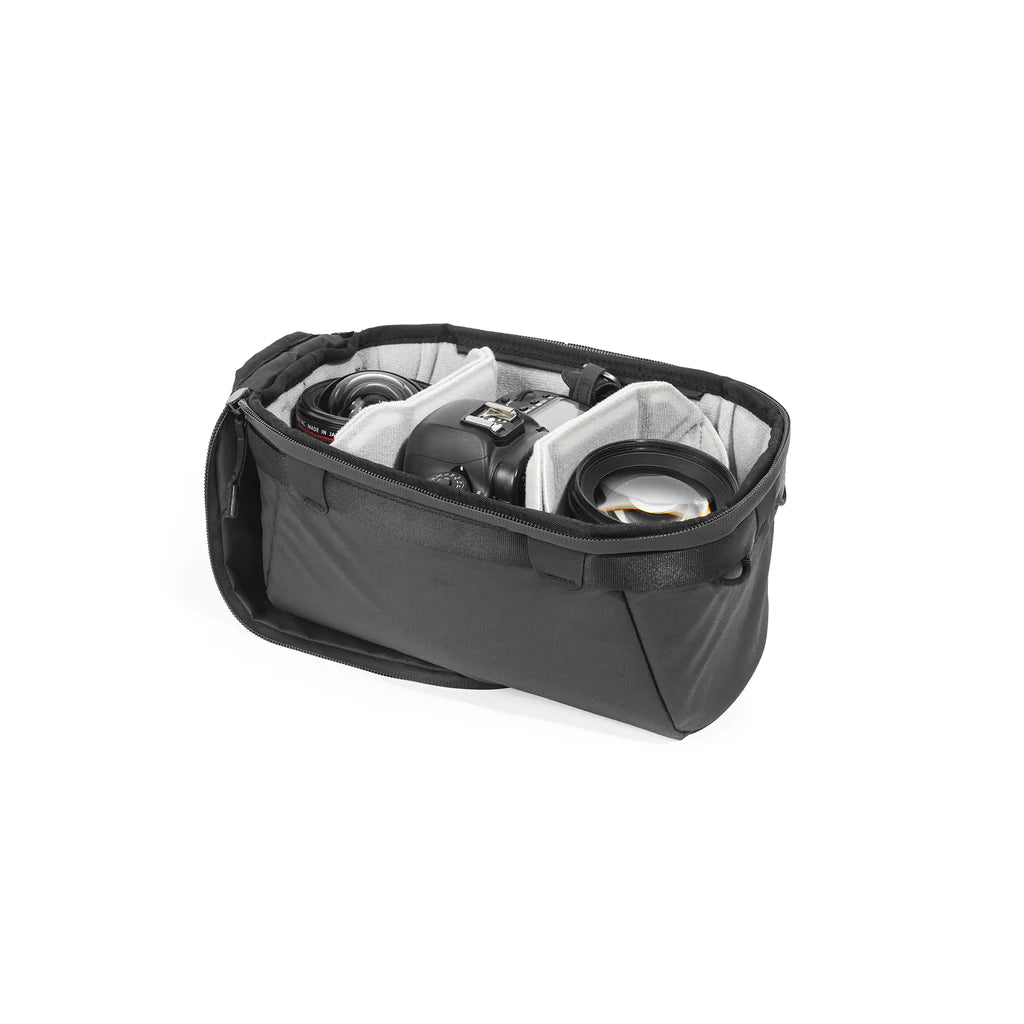 Peak Design Camera Cube V2 Small - Waterproof DSLR Camera Case for Travel & Outdoor Photography | Fits Mirrorless & DSLR Cameras with Lenses | Compact Protective Gear for Hiking, Backpacking & Adventure Trips