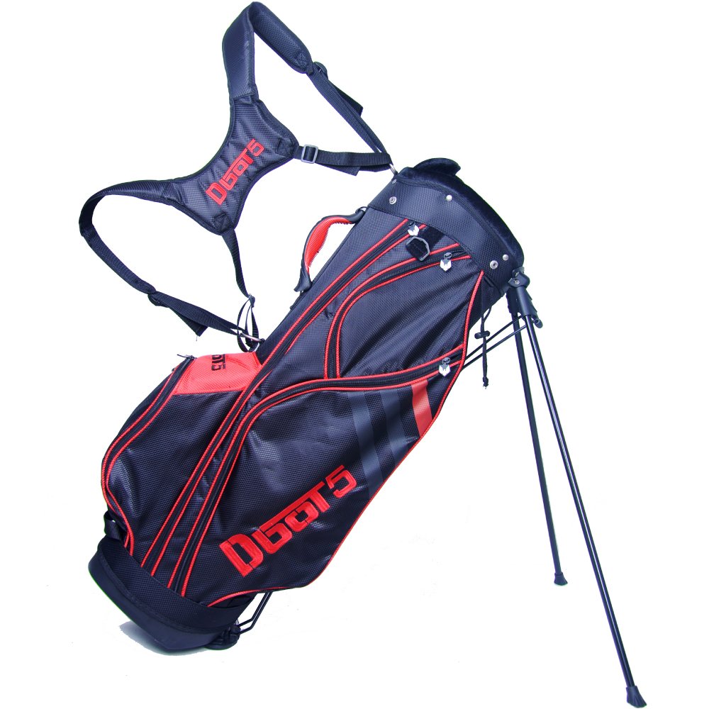 Premium Lightweight Golf Stand Bag for Men & Women - 8 Pockets, Padded Shoulder Strap & Soft Grip | Durable Craftsmanship with Convenient Stand System | Perfect for Golf Courses, Driving Ranges & Travel