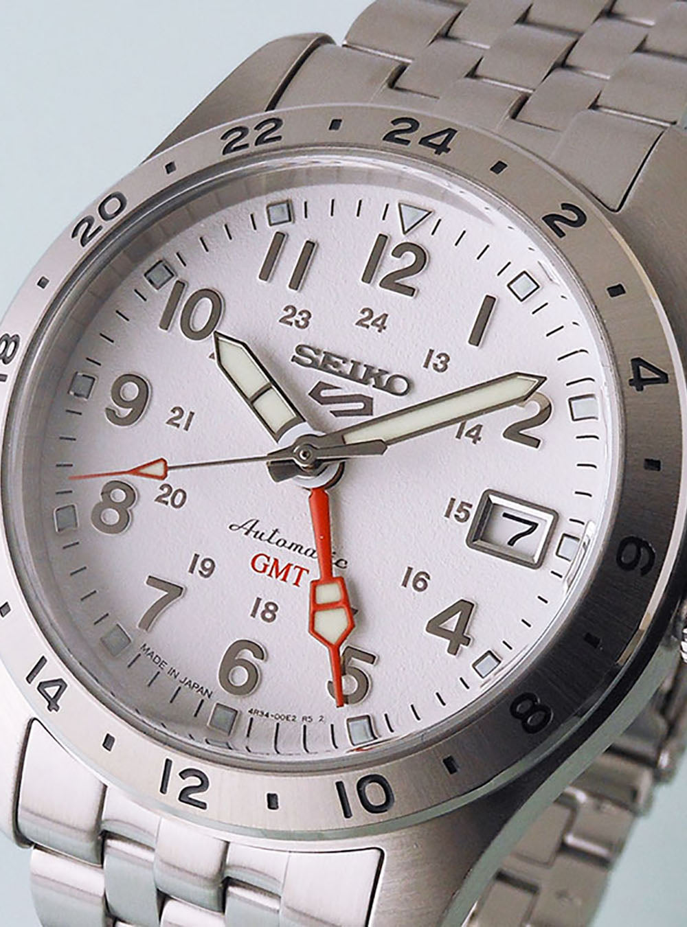 SEIKO 5 Sports GMT Automatic Watch - Japanese Made JDM Field & Travel Timepiece for Men - Perfect for Outdoor Adventures, Business Travel & Everyday Wear