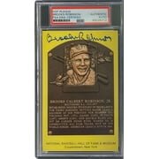 Brooks Robinson Autographed 4x6 Baltimore Orioles Hall of Fame Plaque Card with PSA/DNA Certification #85025712 - Perfect for Baseball Memorabilia Collections and Sports Fan Gifts