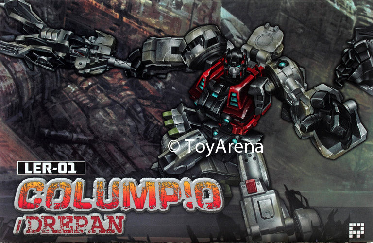 Fansproject Lost Exo Realm LER-01 Columpio & Derpan Action Figures - Collectible Robot Toys for Adults, Transformers-Style Mecha Model Kit - Perfect for Display, Gifts, and Anime Fans Collection