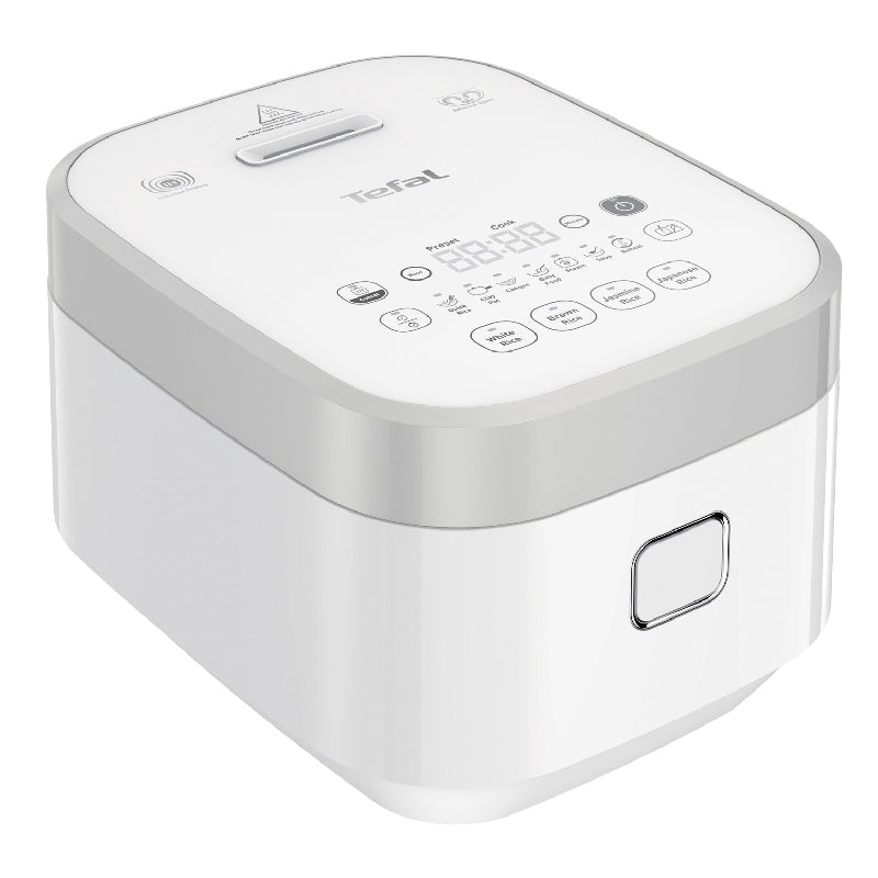 RK8001 IL Rice Cooker - 6-Cup Electric Rice Steamer with Non-Stick Inner Pot, Keep Warm Function & Steaming Basket - Perfect for Home, Dorm, Office & Small Kitchens