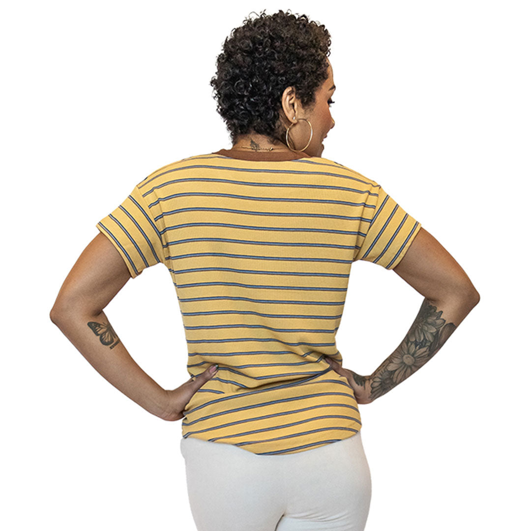 Stylish Striped Knit Top for Women - Trendy Casual & Layering Essential - Perfect for Office, Outings & Everyday Wear