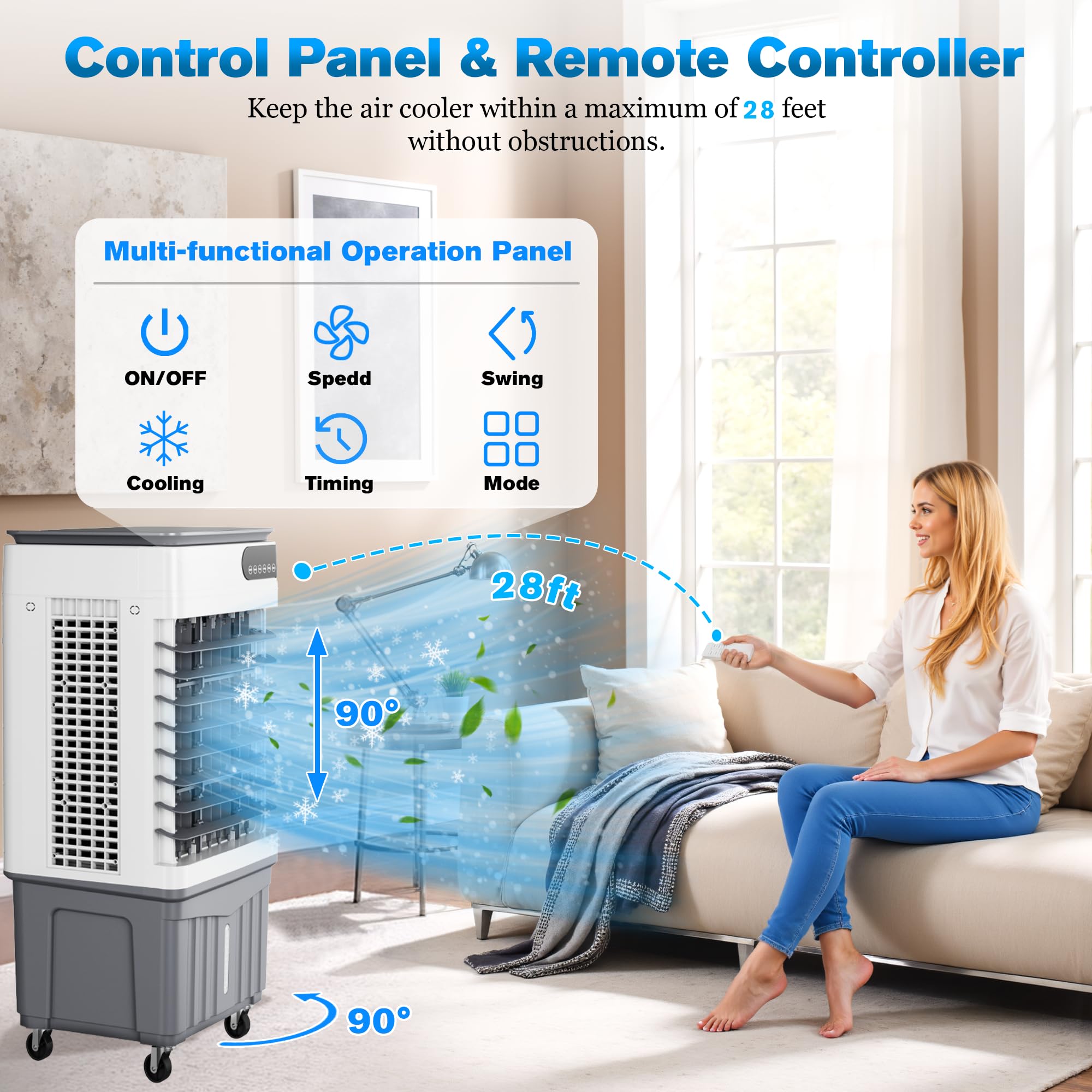 Portable Evaporative Air Cooler - 35