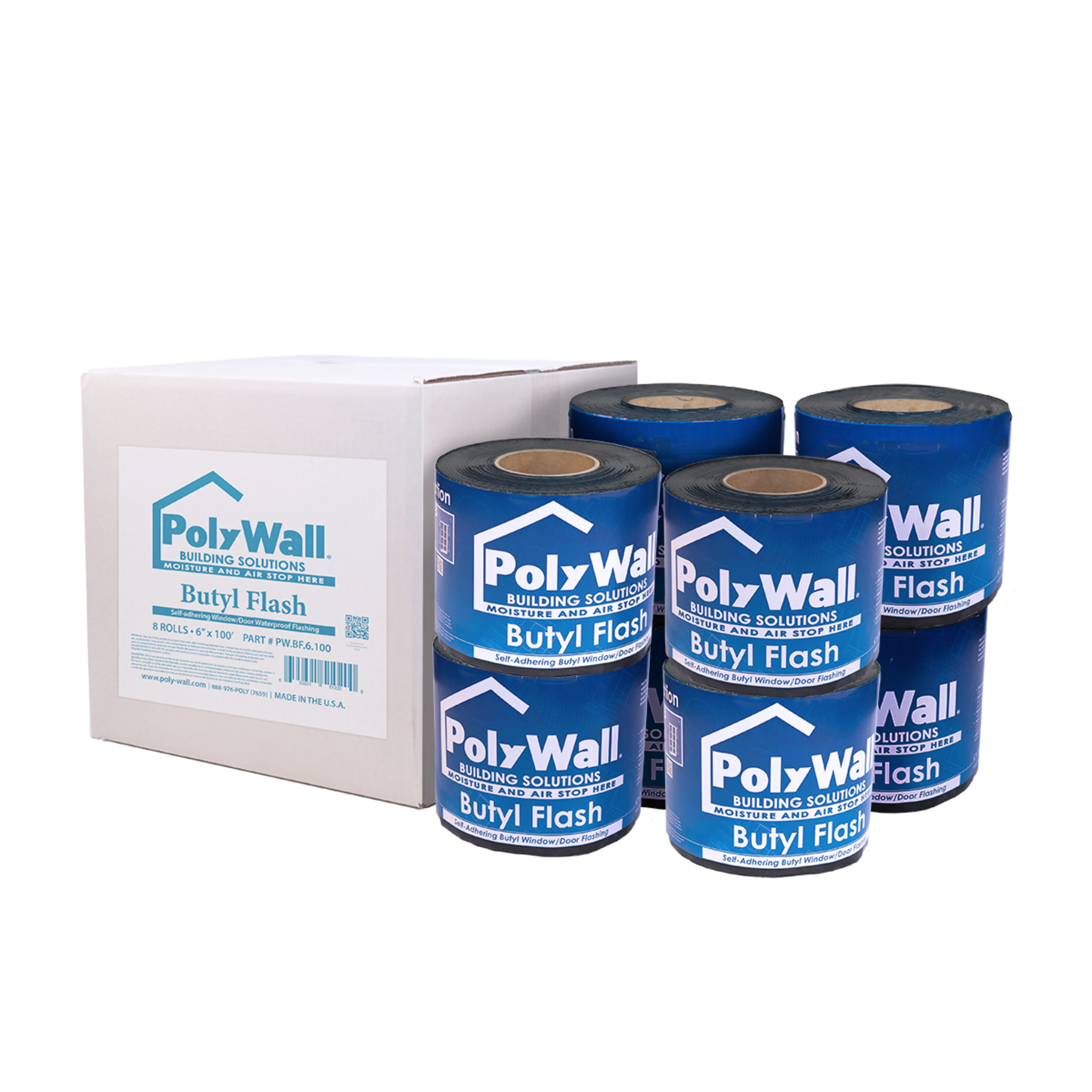 PolyWall Butyl Flash Window Flashing Tape - 6