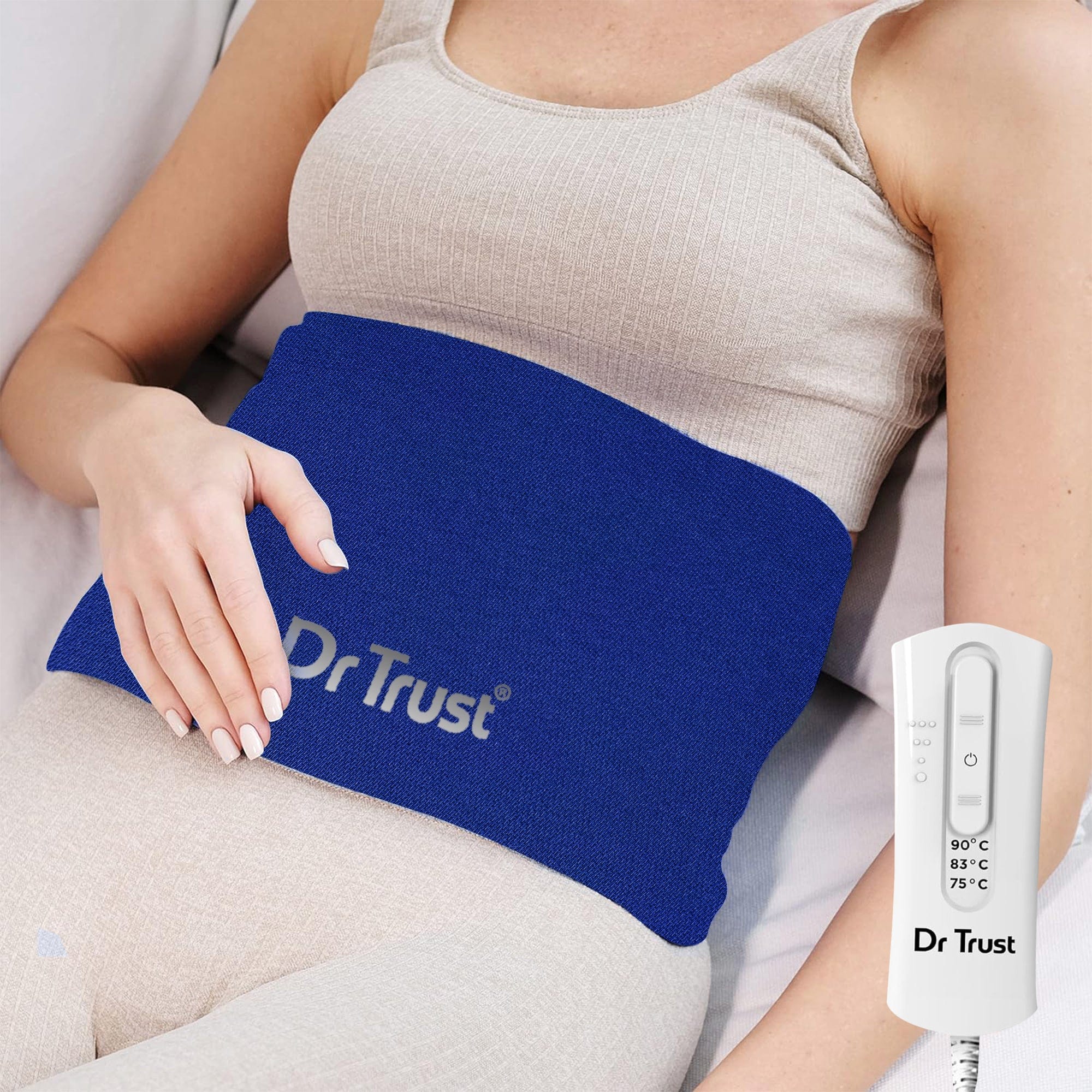 Dr Trust USA Orthopedic Heating Pad - Electric Heat Belt for Back Pain Relief, Waist, Lower Back, Shoulder & Knee Support - Perfect for Home, Office & Travel Use (Model 346)