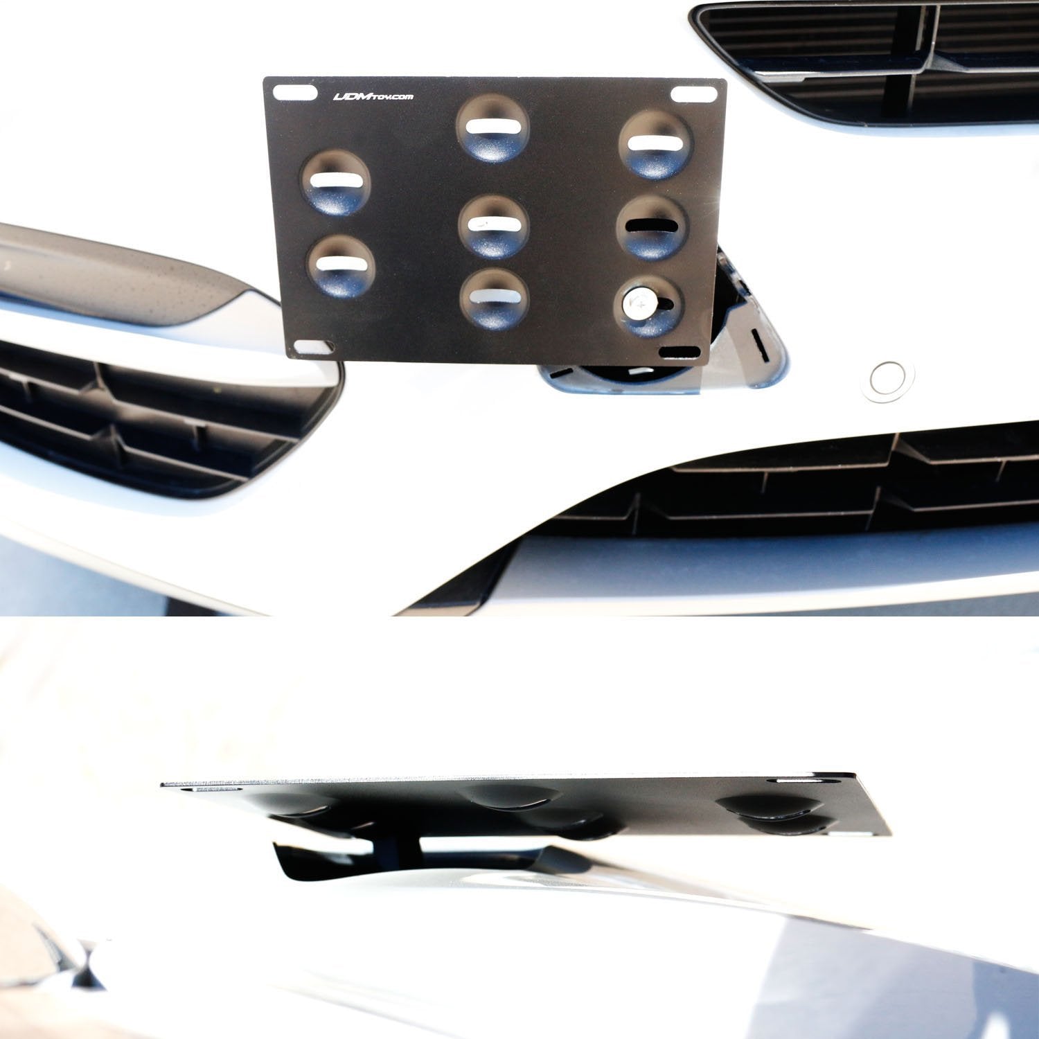BMW X1 X3 X4 X5 X6 Front Bumper Tow Hook License Plate Bracket Mount Holder - Durable & Easy Installation for Parking & Off-Road Adventures
