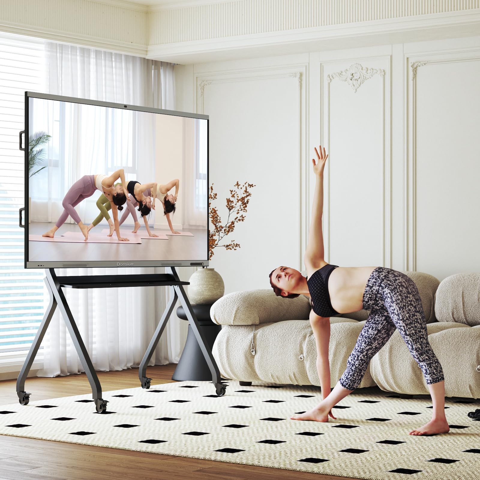 Adjustable Mobile Stand for 55