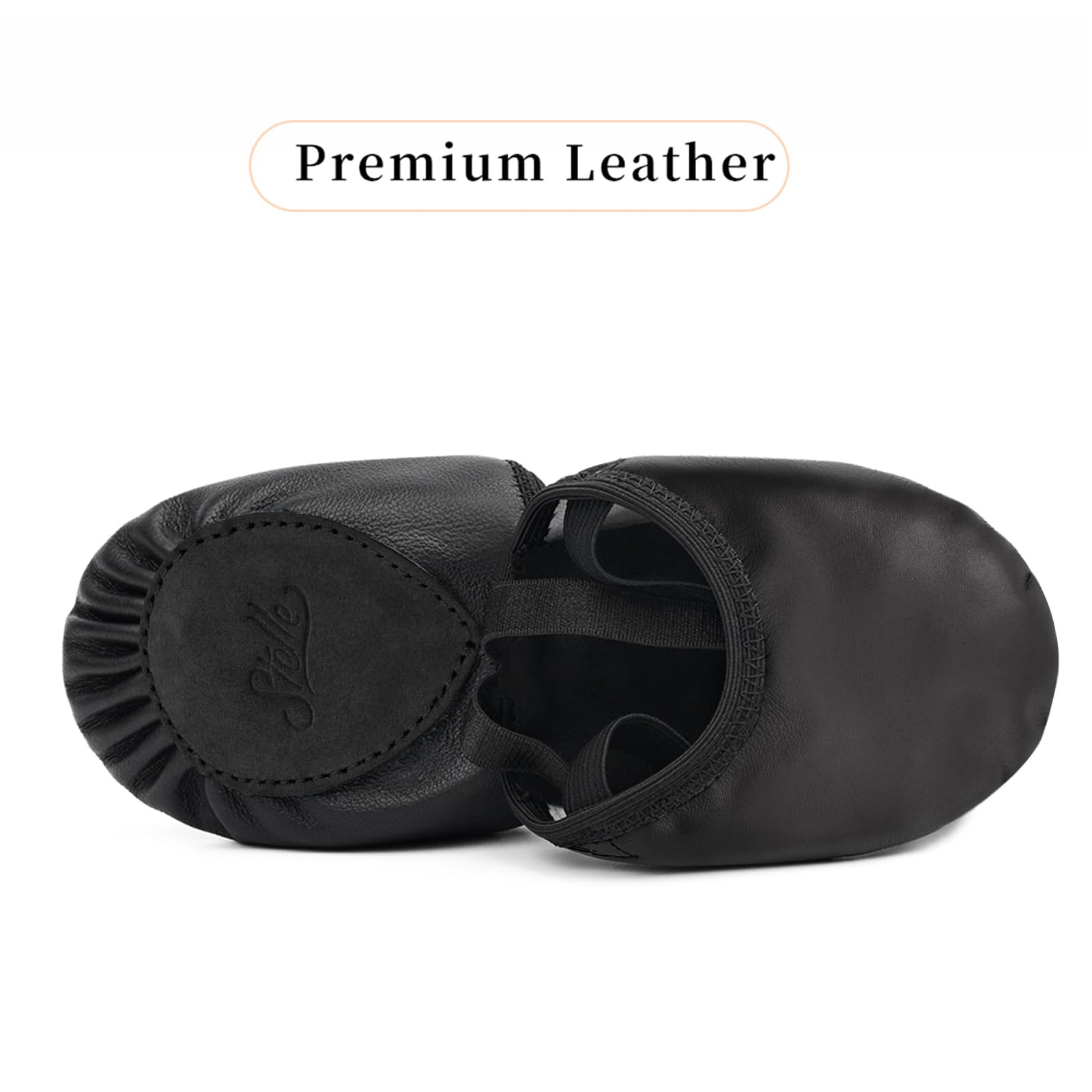 Stelle Leather Half Soles Dance Shoes for Women - Lyrical Pirouette Turners for Turning (Girls/Boys/Men/Adult) - Perfect for Ballet, Jazz & Contemporary Dance Practice