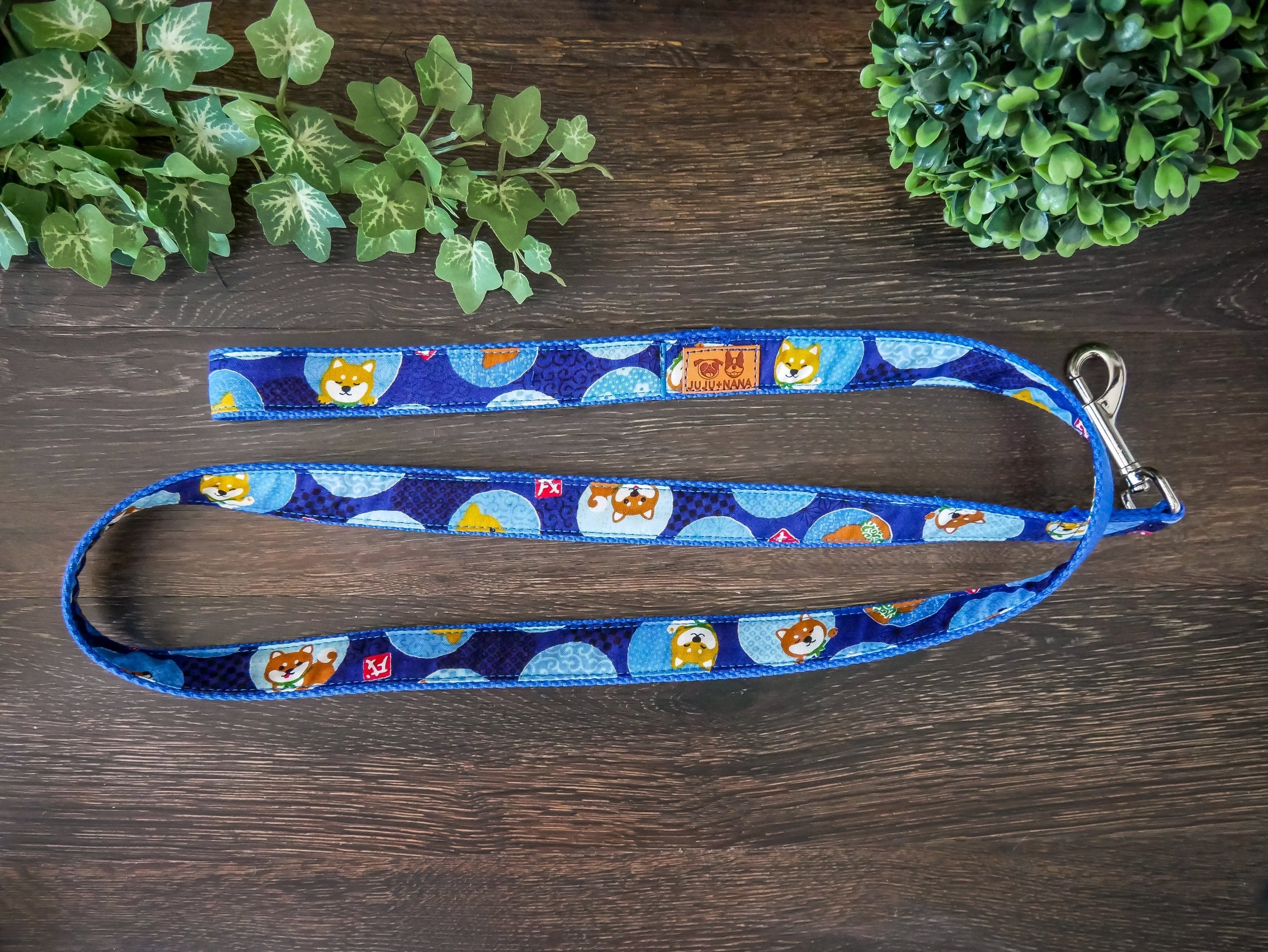 Premium Blue Dog Collar for Shiba Inu - Adjustable Nylon Pet Collar with Metal Buckle for Small to Medium Dogs - Perfect for Daily Walks, Training & Outdoor Adventures