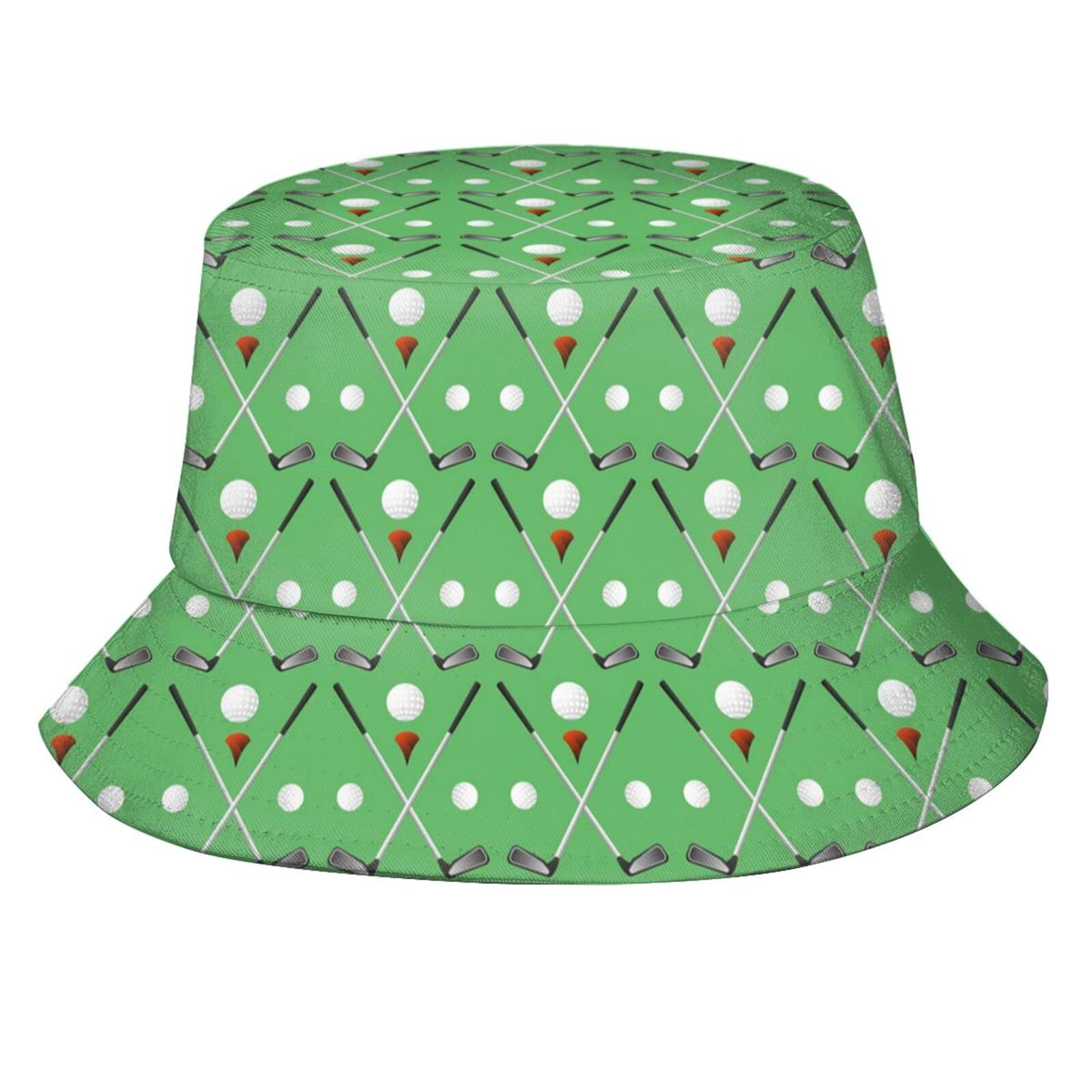 Funny Golf Golfer Bucket Hat for Men & Women - Adjustable Sun Hat for Golf, Beach, Fishing & Outdoor Activities | Perfect for Travel, Sports & Summer Protection