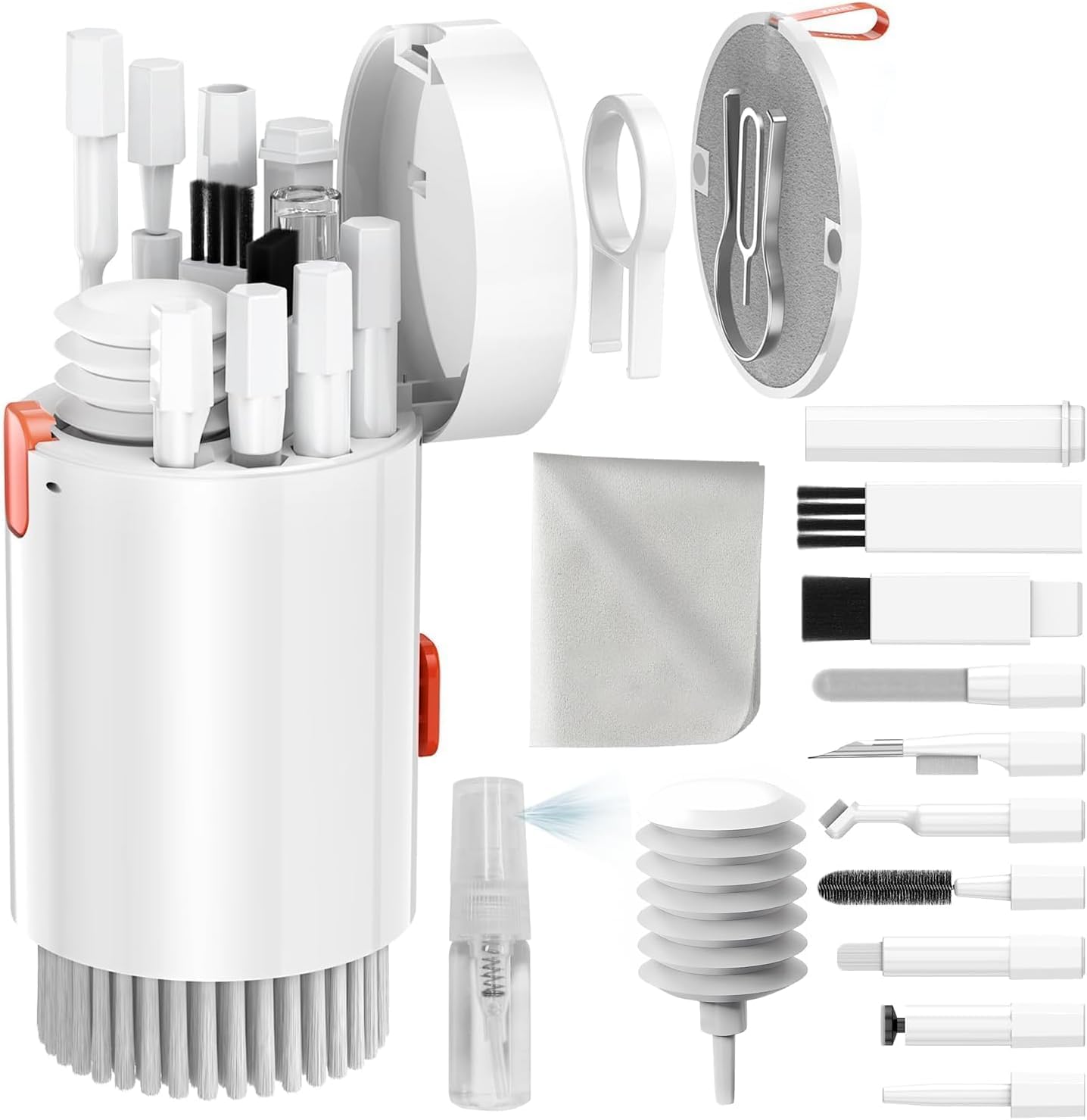 20 in 1 Multifunctional Cleaning Kit - Keyboard Brush, AirPods Cleaner, Laptop & Electronics Cleaning Tools for Keyboard, Earbuds, Camera, Phone | Perfect for Home, Office & Travel Use