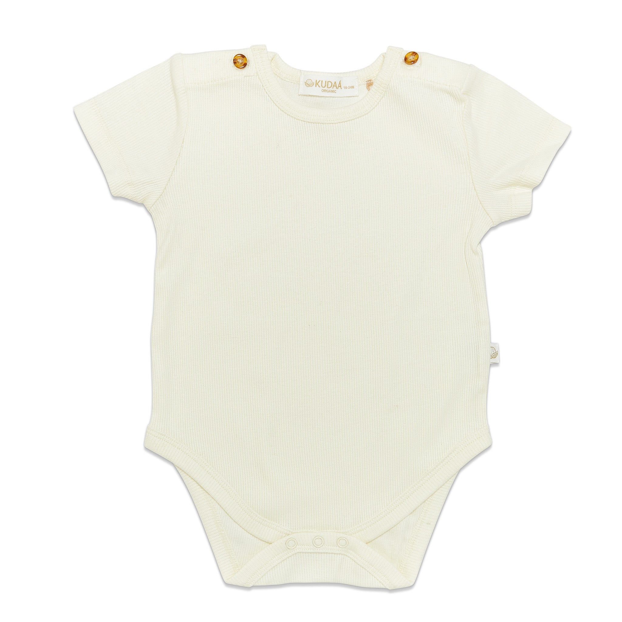 Organic Short Sleeve Onesie for Babies - Soft Sugar Cookie Print - Perfect for Newborns, Infants & Toddlers - Ideal for Playtime, Daycare & Family Outings