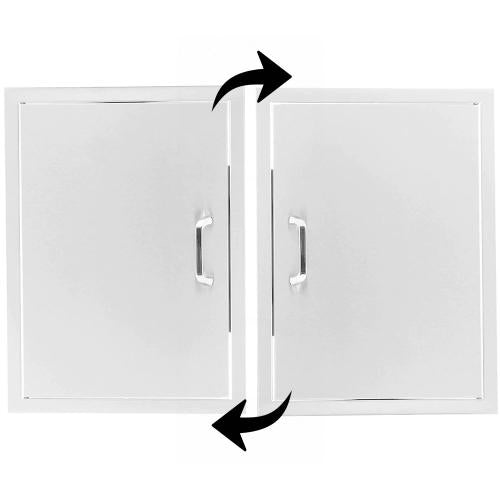 NorCal 260 Series 18 Inch Single Access Door - Vertical (Reversible) | HVAC & Plumbing Panel for Easy Maintenance | Commercial & Residential Use