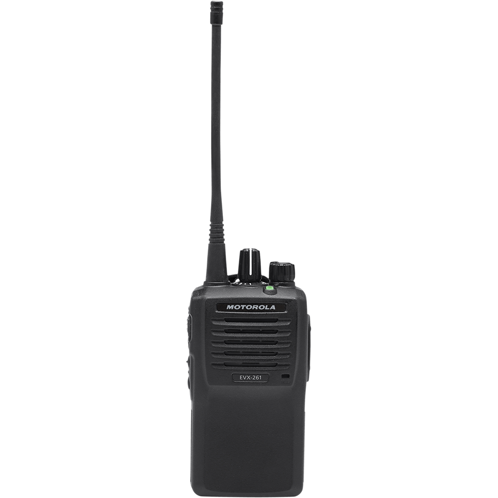 Motorola EVX 261 Two-Way Radio - Long Range Walkie Talkie for Business & Outdoor Adventures - Perfect for Construction, Hiking, and Emergency Communication