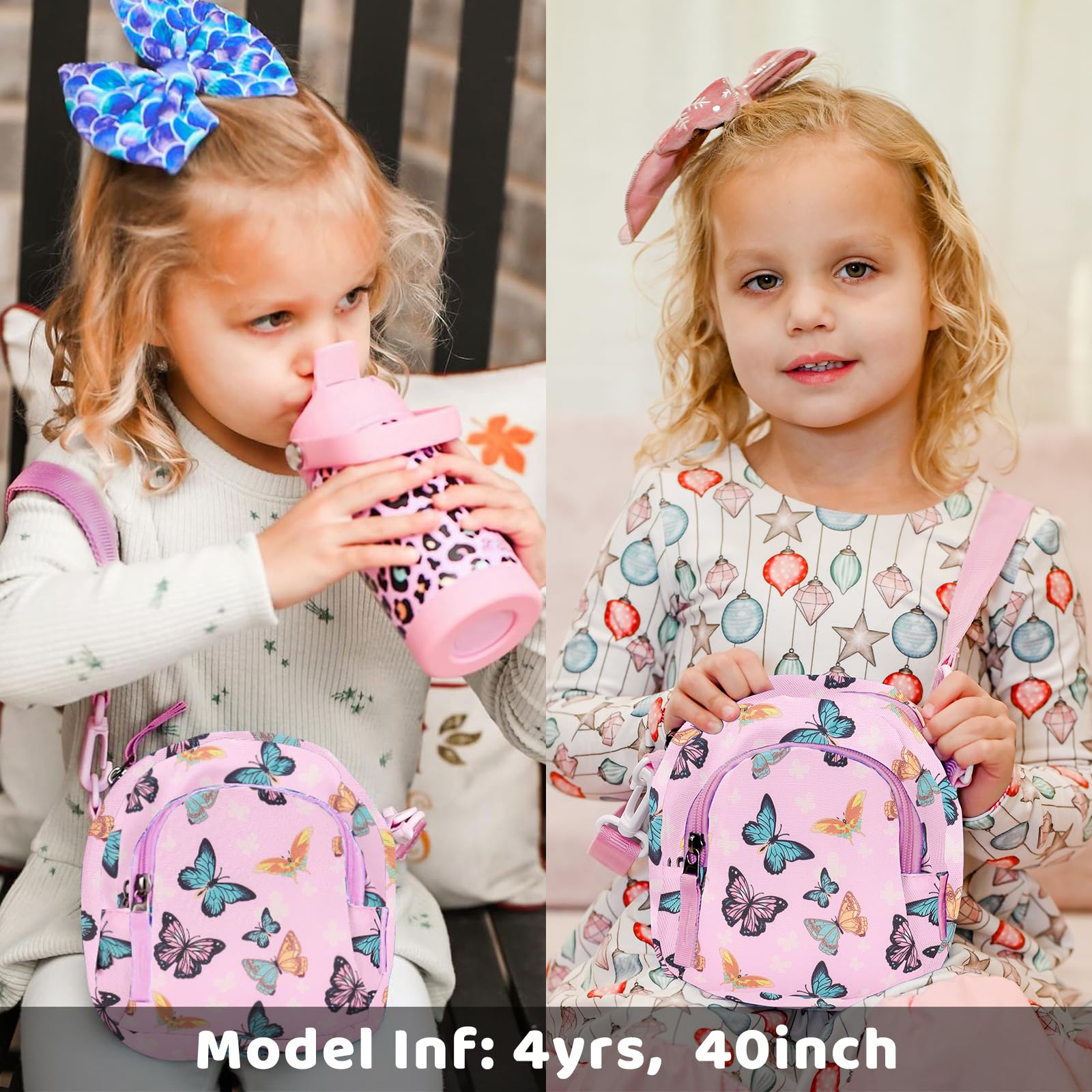 Choco Mocha Girls Crossbody Purse for Kids 2-8 Years Old | Adjustable Strap Toddler Shoulder Bag | Birthday Gift for Little Girls | Perfect for School, Playdates & Special Occasions