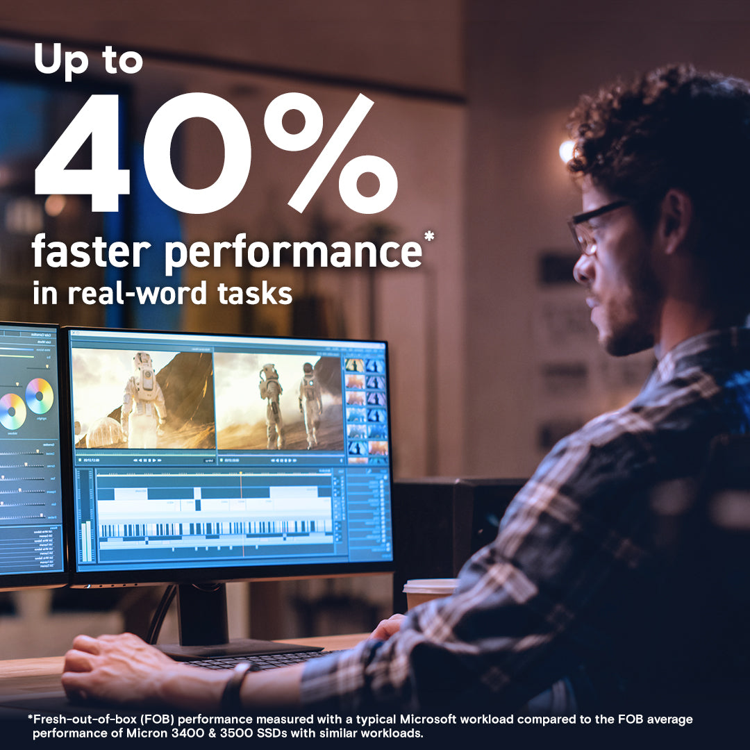 Crucial T705 PCIe Gen5 NVMe M.2 SSD 1TB 2TB 4TB - High-Speed Gaming & Workstation Storage for PC Builders, Content Creators & Professionals