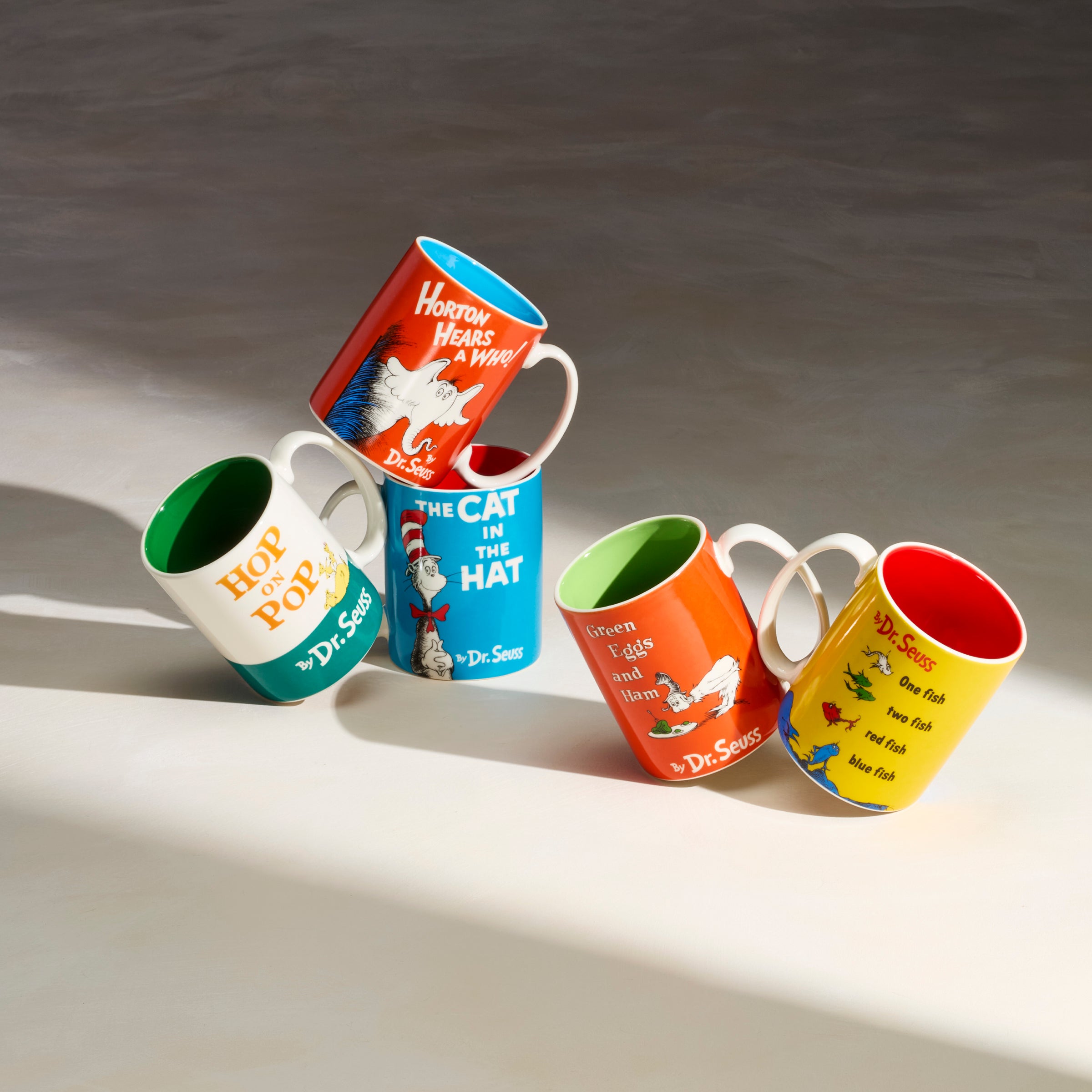 Dr. Seuss The Cat in The Hat Coffee Mug - Fun Kids & Adults Ceramic Cup for Tea, Hot Chocolate - Perfect Gift for Book Lovers, Teachers, Dr. Seuss Fans - Great for Home, Office, Reading Nook