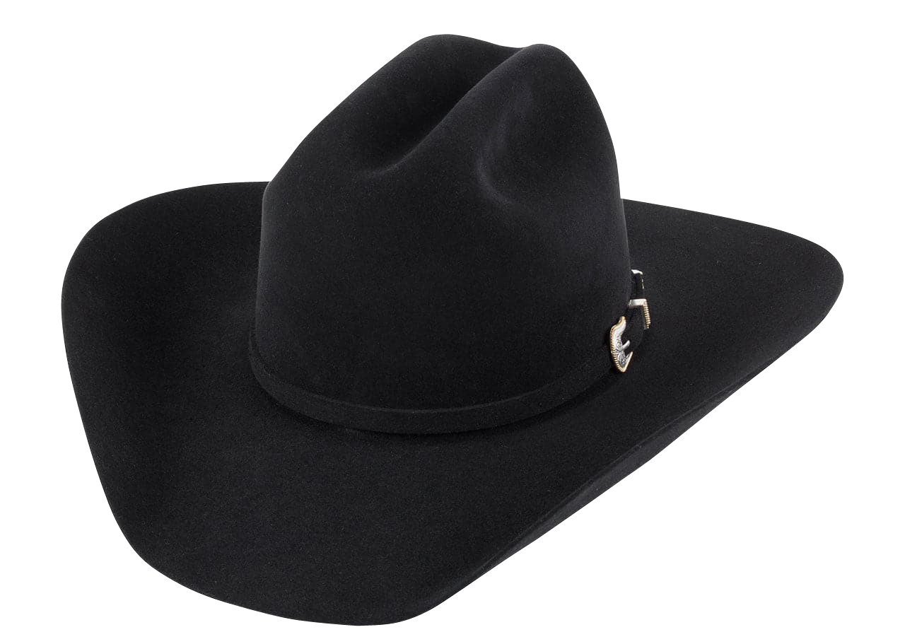American Hat Co. 10X Black Felt Cowboy Hat for Men - Premium Western Rancher Hat for Country Rodeo, Horseback Riding & Outdoor Adventures