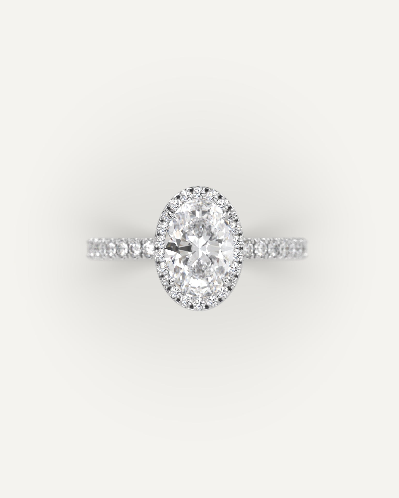 1 Carat Oval Cut Diamond Engagement Ring for Women - 14K White Gold Solitaire Wedding Band - Perfect for Proposals, Anniversaries & Special Occasions