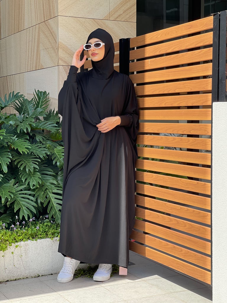 Batwing Maxi Jilbab - Modest Muslim Prayer Dress for Women - Perfect for Prayer, Mosque & Everyday Wear