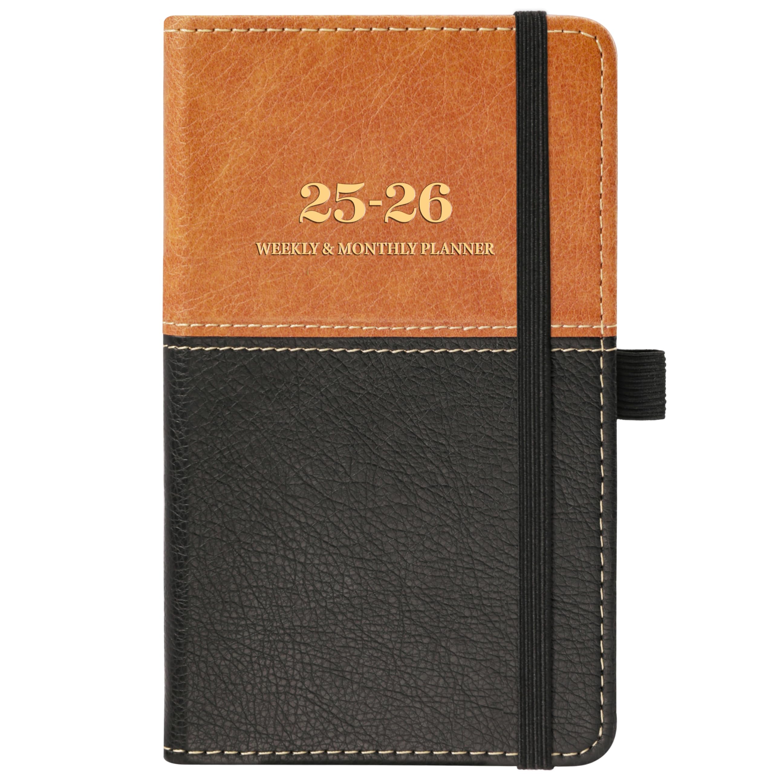 2025-2026 Pocket Planner Calendar | Weekly & Monthly Agenda from July 2025 to June 2026 | 6.4