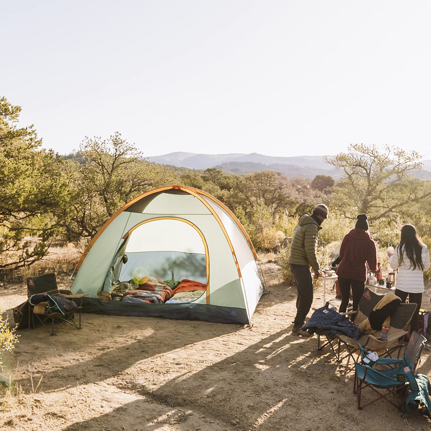 Kelty Tallboy 4 or 6 Person Family Camping Tent - Freestanding Large Capacity Shelter with Stuff Sack | Perfect for Car Camping, Backyard Campouts & Outdoor Adventures (2022 Model)