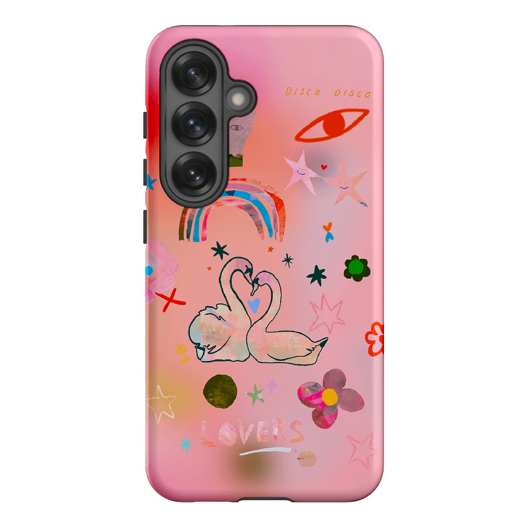 Pink Swan iPhone Case - Elegant & Protective Phone Cover for iPhone 13/14/15 Pro Max - Perfect for Women, Girls, Fashion Accessories & Everyday Use