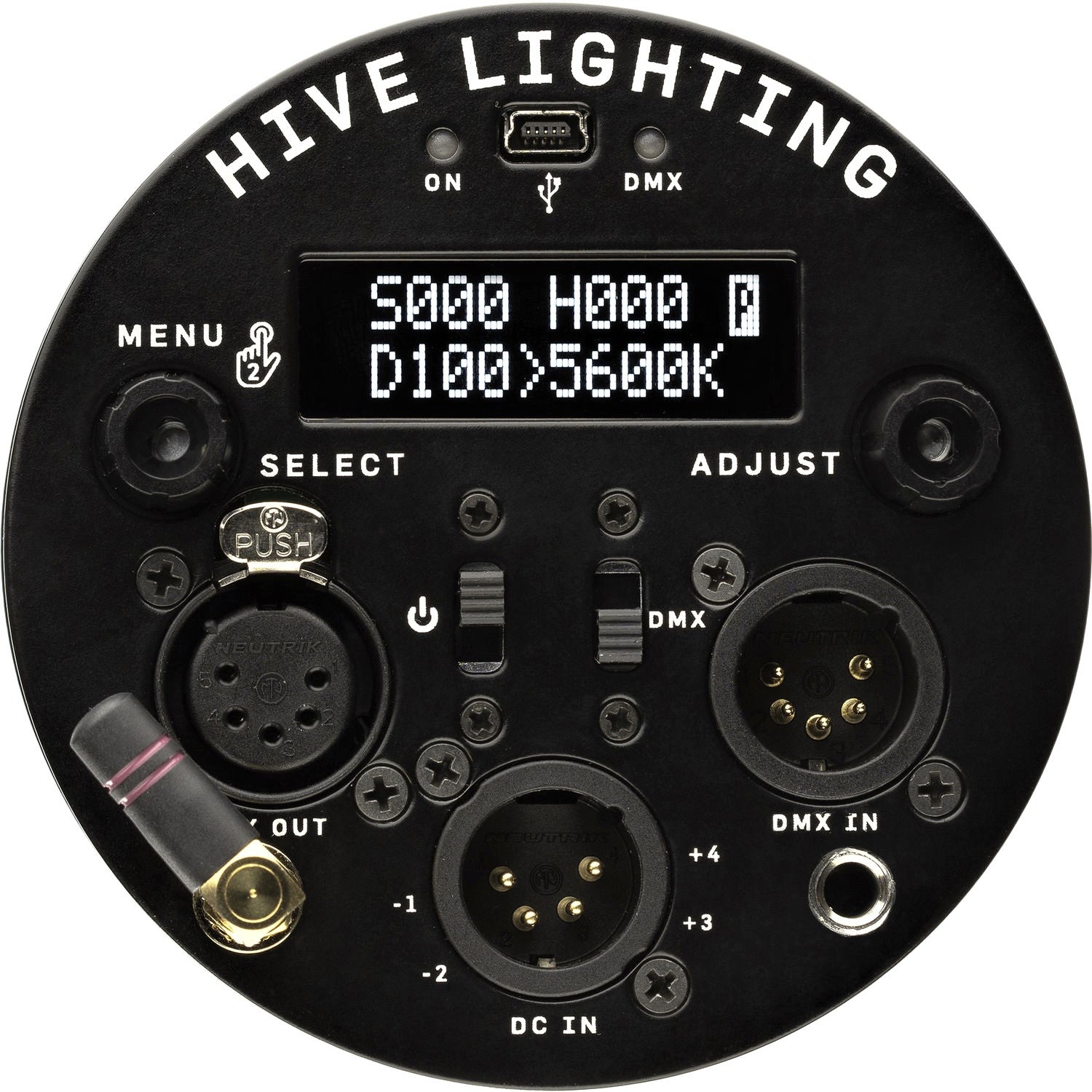 Hive Lighting Bee 50 C Open Face Omni Color LED Light - Professional Studio & Photography Lighting for YouTube Videos, Live Streaming & Film Production