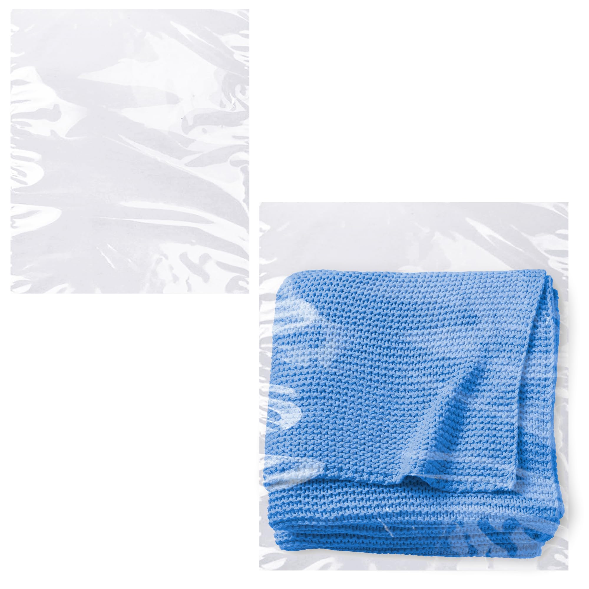 500 Pack Clear Poly Mailers 18x20 Inches - 2 Mil Waterproof Open Top Shipping Bags for Small Items | Perfect for Ecommerce, Retail Packaging & Mailing Documents