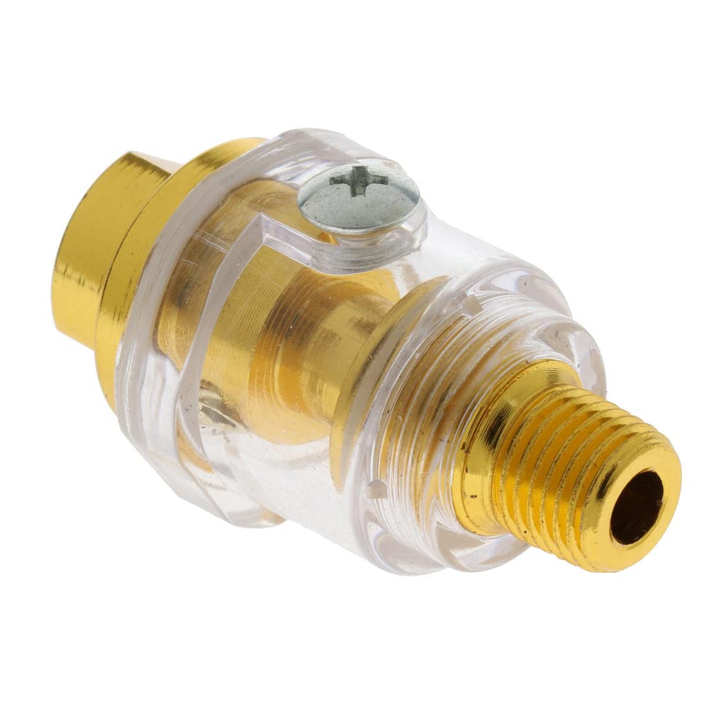 Heavy Duty Pneumatic Air Tool Mini Inline Air Tool Oiler Lubricator 1/4