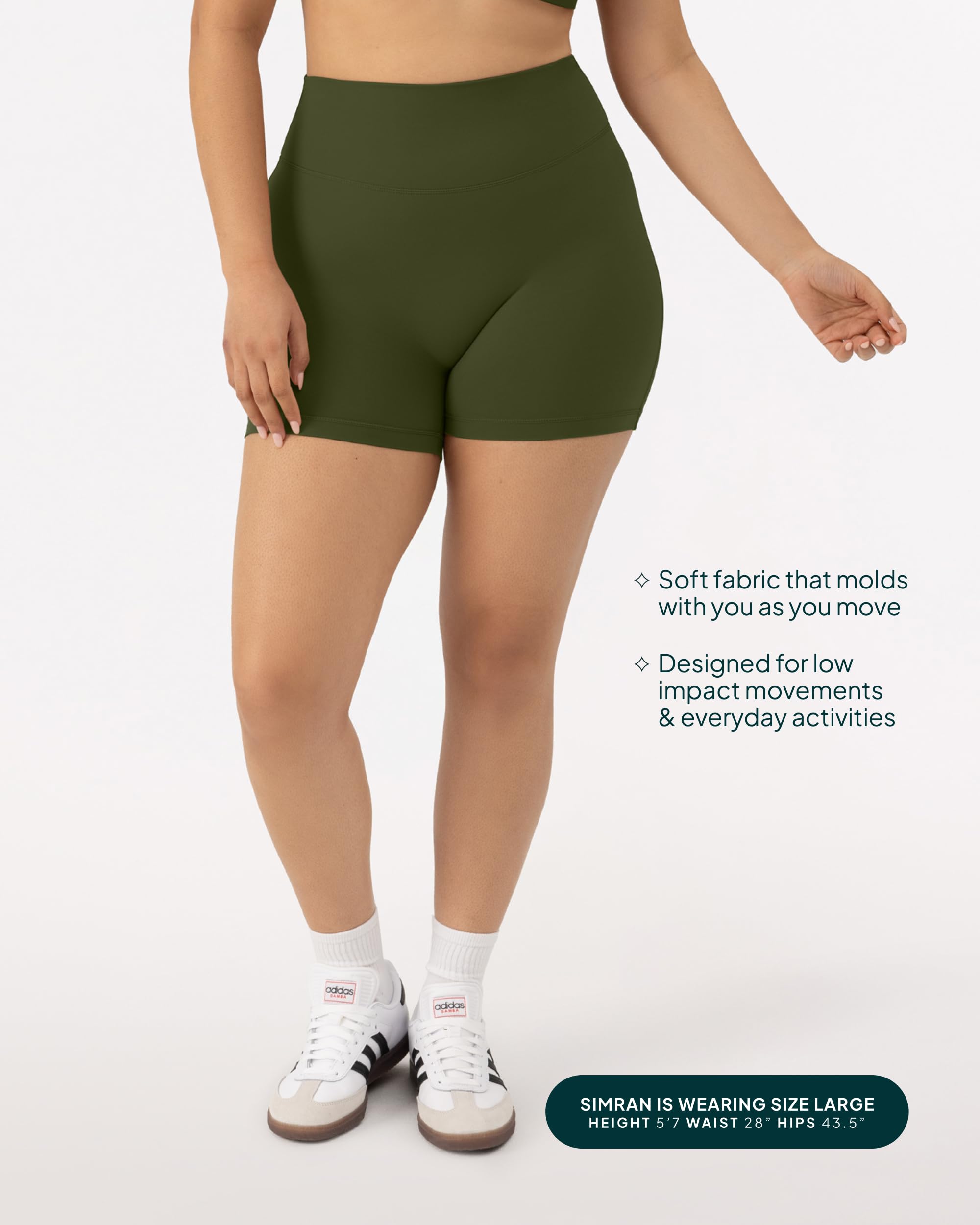 Buttery Soft High Waisted Yoga Shorts for Women - 4