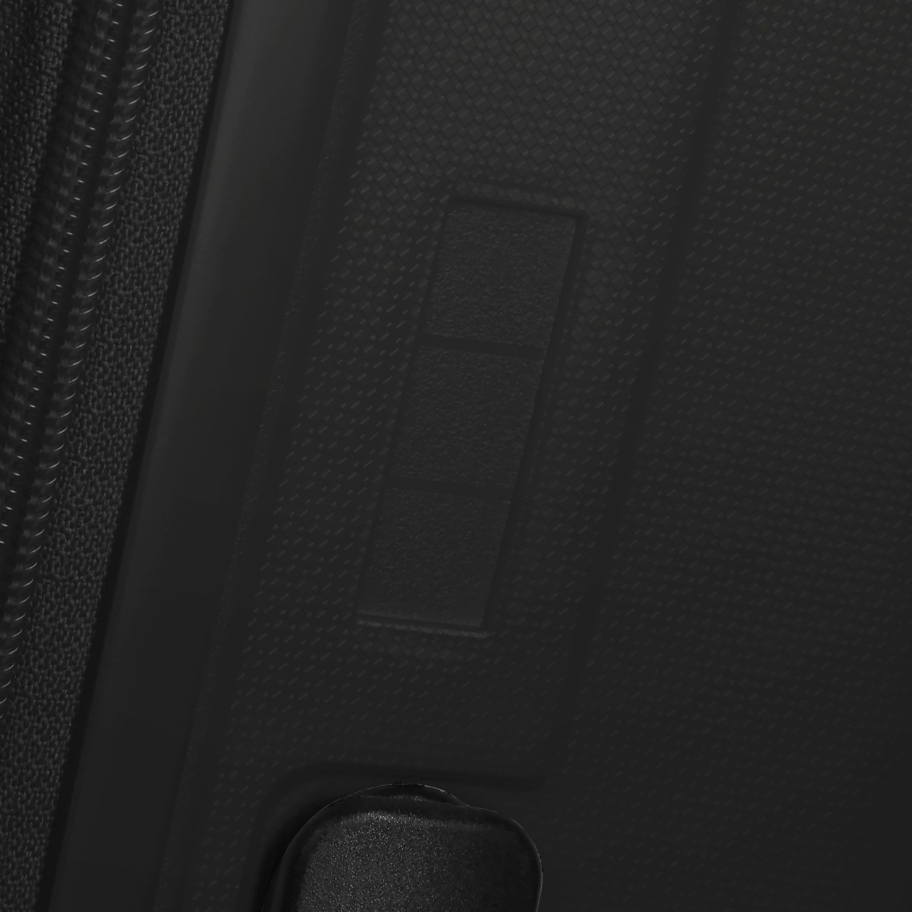 American Tourister Rejoy Spinner Expandable 3-Piece Luggage Set - Lightweight Hardshell Suitcase with 360° Wheels for Travel, Business & Vacation (Black)