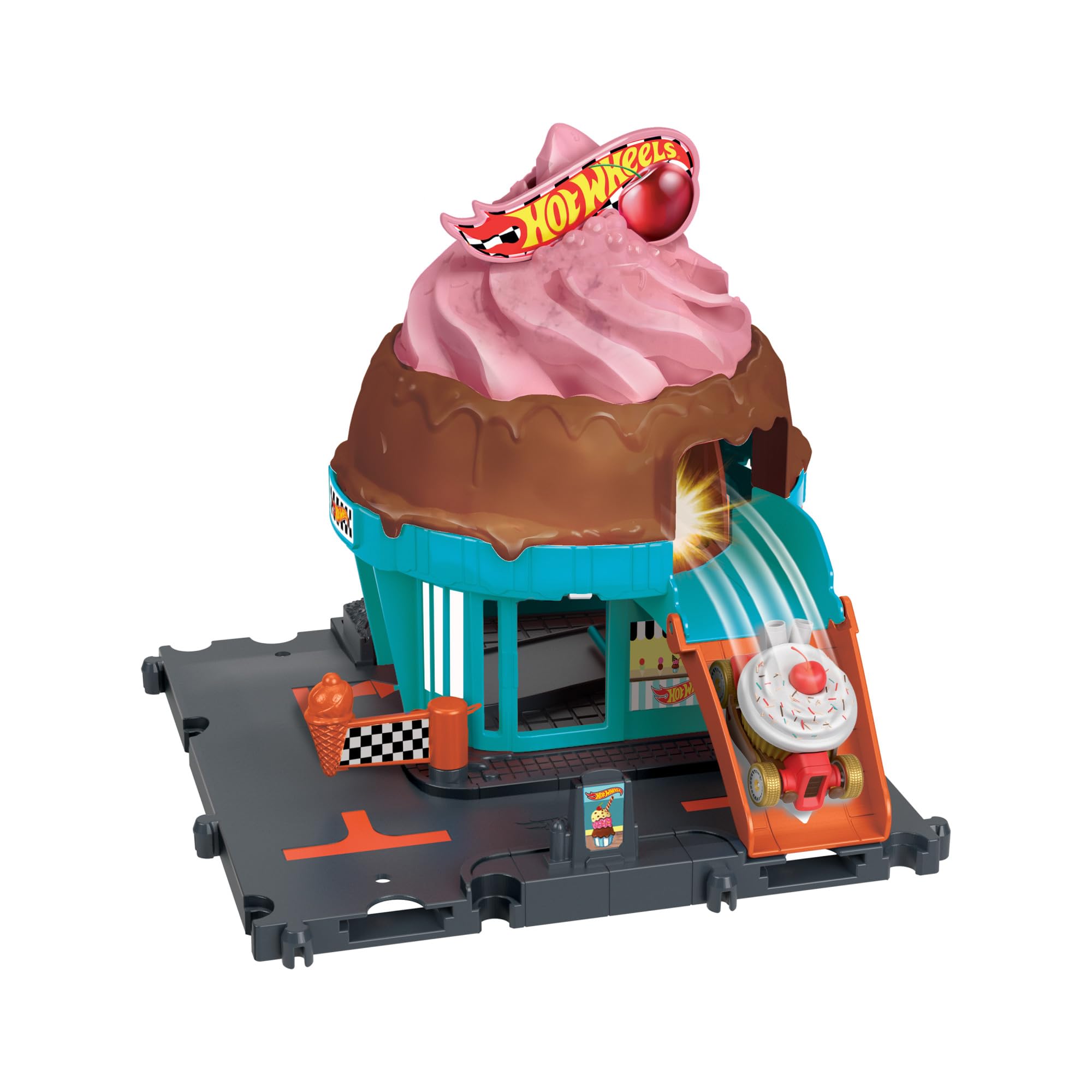 Hot Wheels HTN77 Die-Cast Toy Cars for Kids - Collectible Racing Vehicles with Stunt Tracks - Perfect for Playtime, Birthday Gifts & Car Enthusiasts
