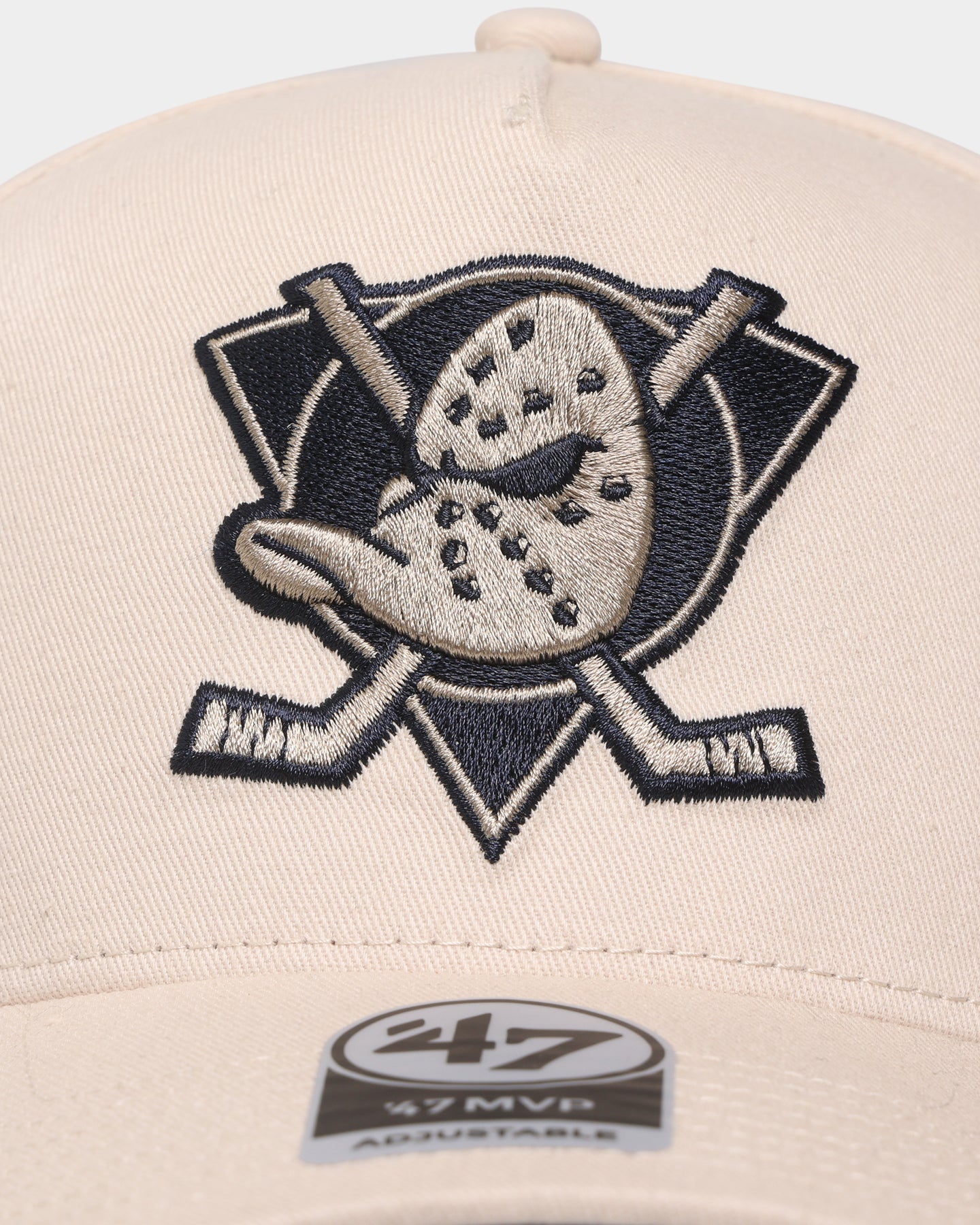 47 Brand Anaheim Ducks Legend Replica MVP DT Snapback Bone Hat - Official NHL Hockey Cap for Men & Women - Perfect for Game Day, Sports Events & Casual Wear