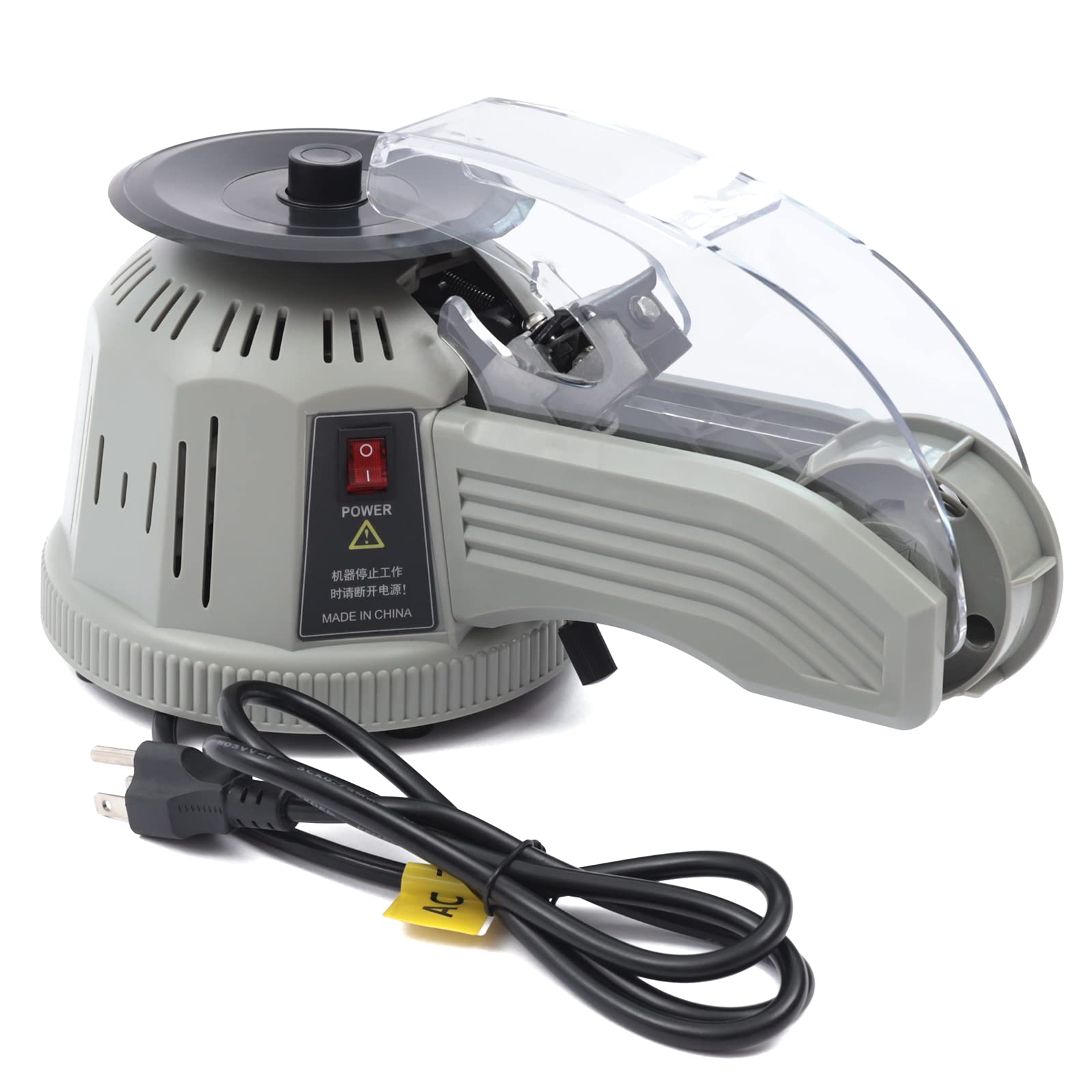 Electric Tape Dispenser - Automatic Tape Cutting Machine with Rotary Disc for Scotch, Aluminum Foil & Mara Tape | Perfect for Packaging, Shipping & DIY Projects