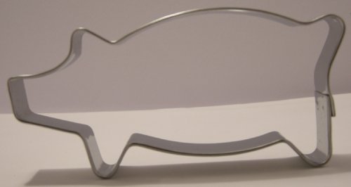 Premium Stainless Steel Pig Cookie Cutter - 11cm for Baking, DIY Crafts, and Holiday Decorations