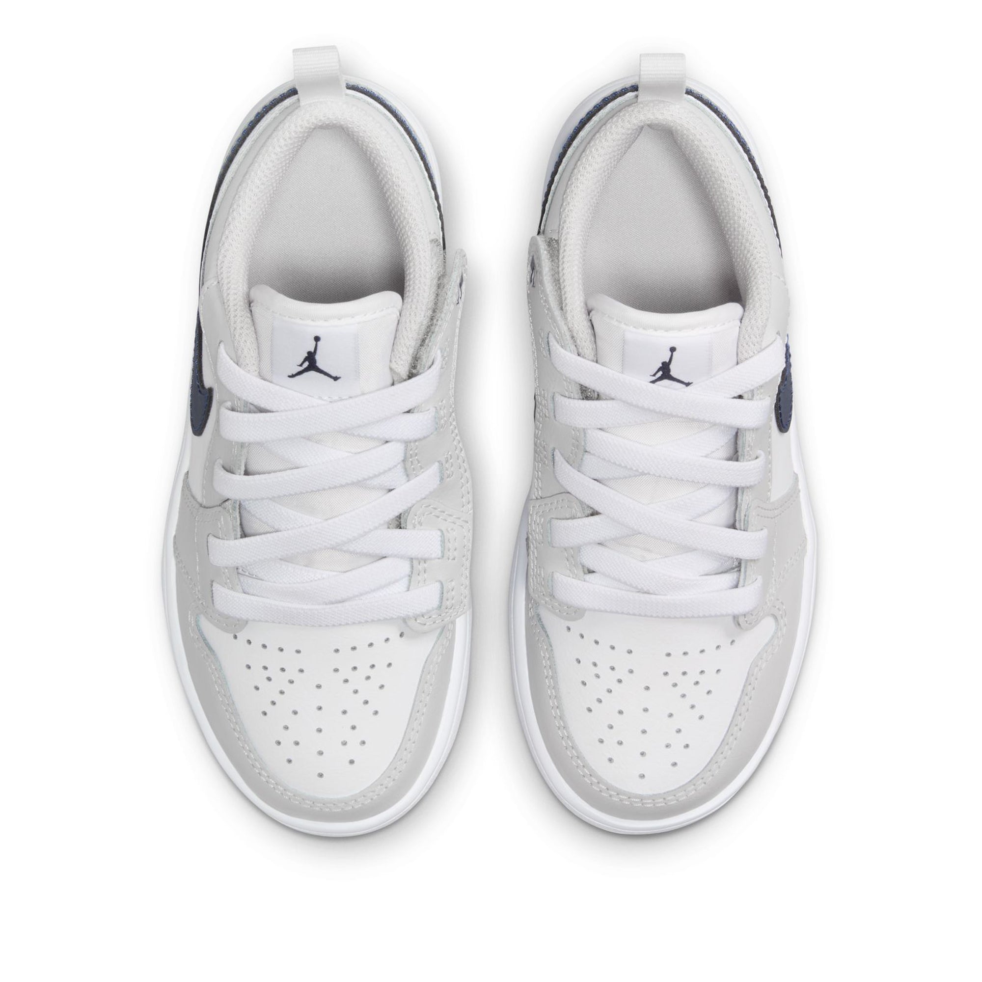 Jordan 1 Low Alt (PS) Sneakers - White/Midnight Navy Colorway - Perfect for Casual Wear, Street Style & Basketball Training