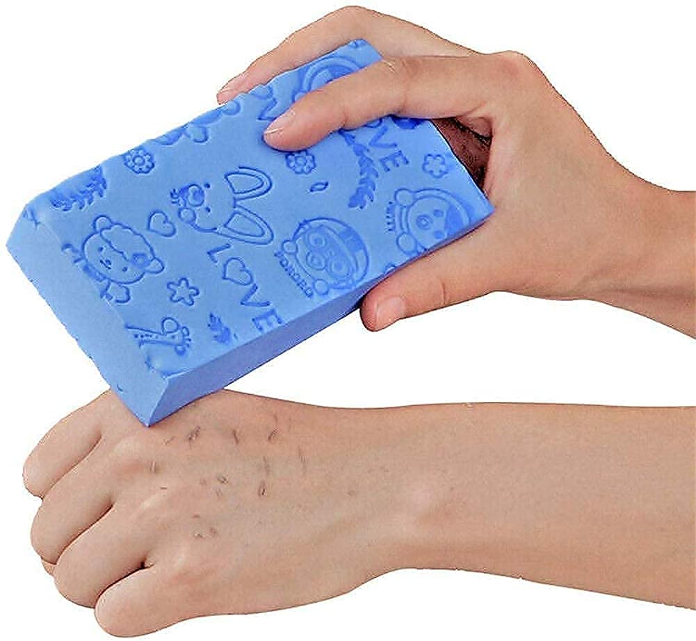 BOTIST Ultra Soft Exfoliating Sponge - Japanese Style Bath & Shower Scrubber for Dead Skin Removal | Body & Face Massager for Cellulite Reduction | Men & Women Spa Essential | Perfect for Home Relaxation & Skincare Routine