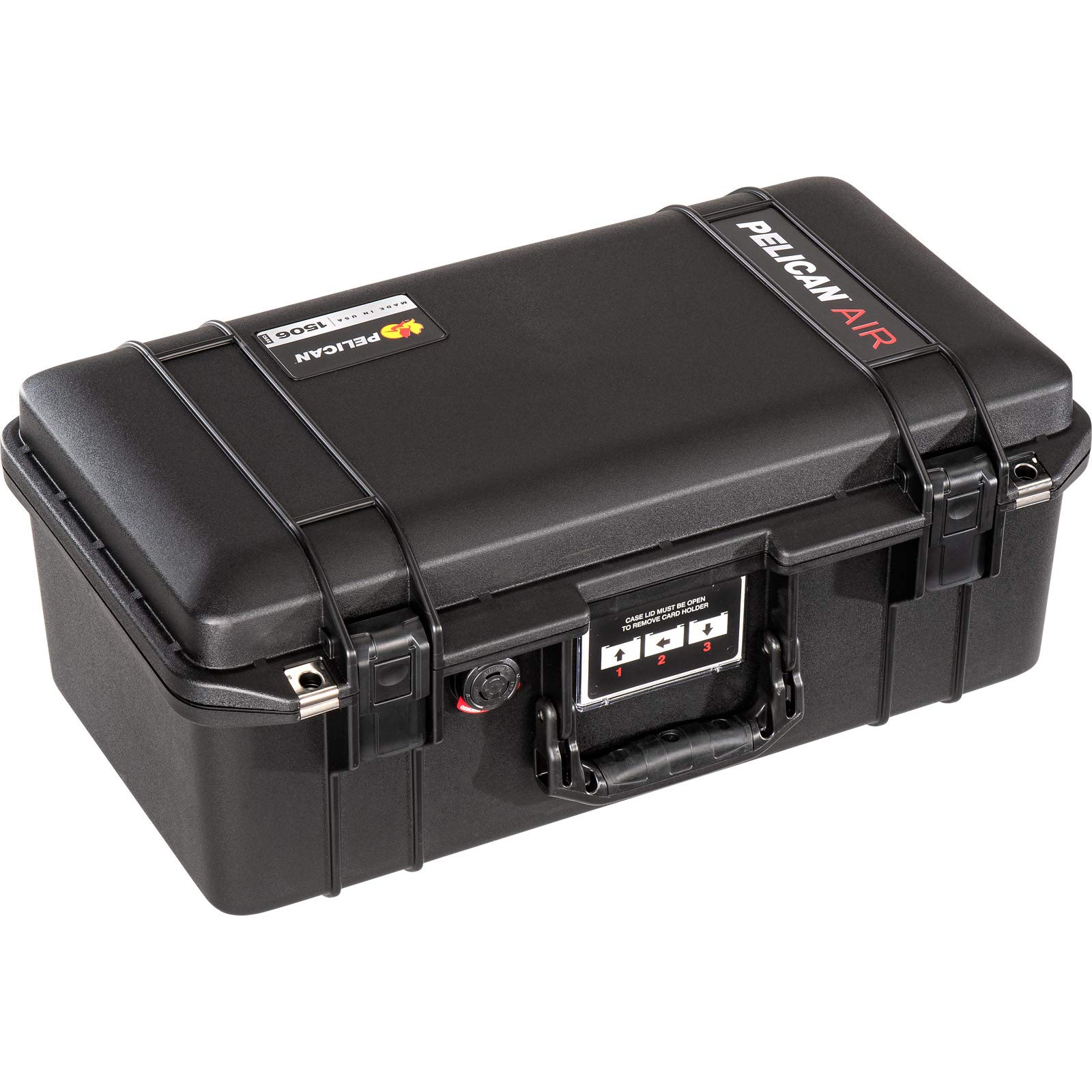 Pelican Air 1506 Protective Case with Foam Insert - Waterproof & Crushproof Hard Case for Camera, Drone, Electronics - Travel & Outdoor Equipment Storage (Black)