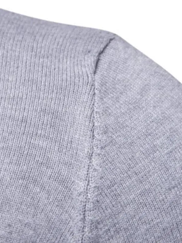 Men's Wool Knit Turtleneck Sweater - Thick Warm Winter Pullover for Casual Wear & Outdoor Activities