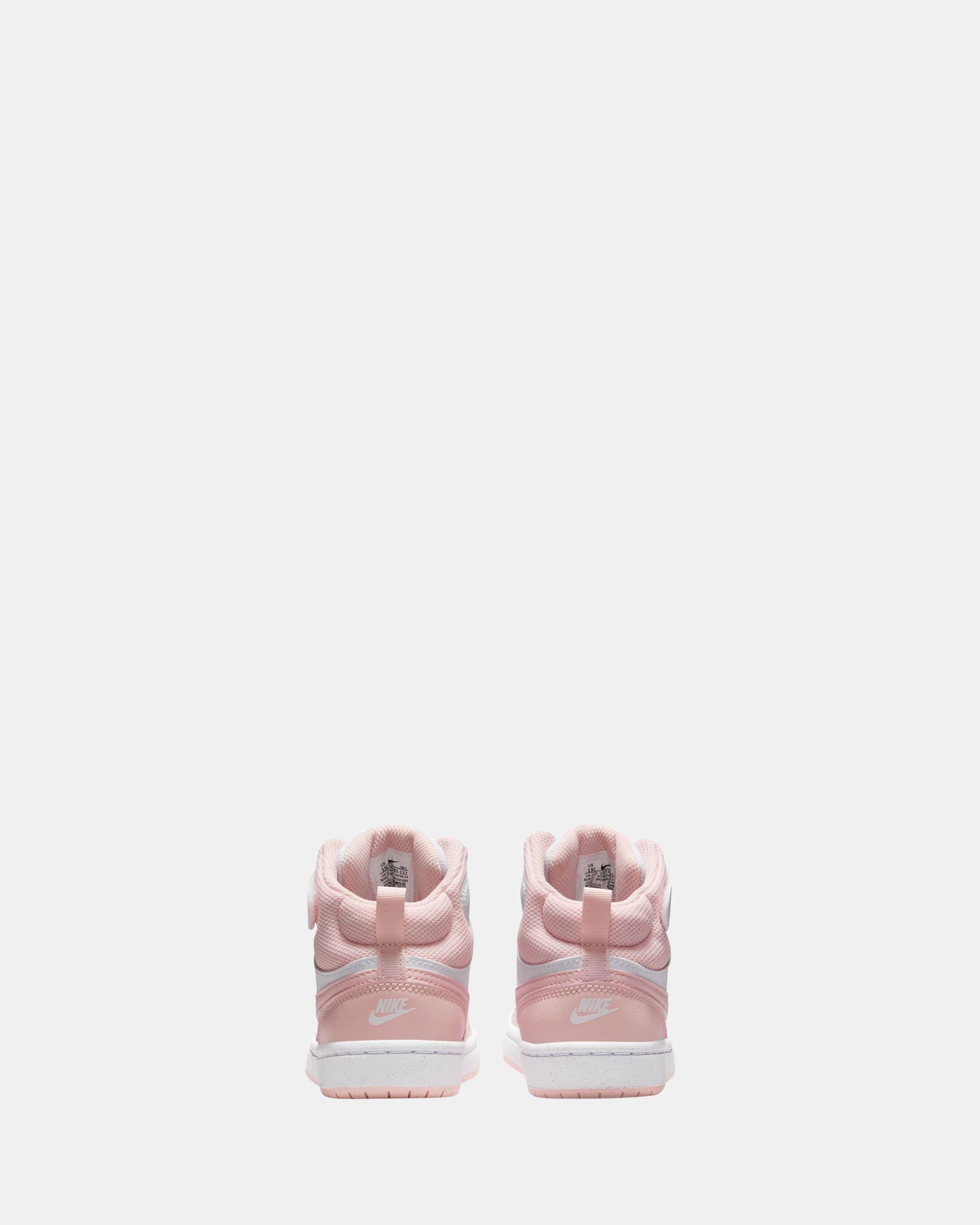 Nike Court Borough Mid 2 Premium Sneakers for Men & Women - White/Echo Pink - Retro Basketball Shoes for Casual Wear, Street Style & Gym Training