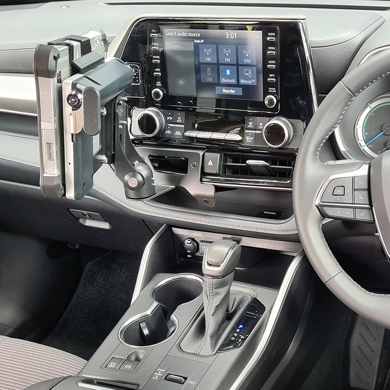 Industrial Evolution InDash Mount for Toyota Kluger (2021+) - Secure Car Phone Holder for GPS Navigation & Hands-Free Driving - Perfect for Commuting, Road Trips & Ride-Sharing
