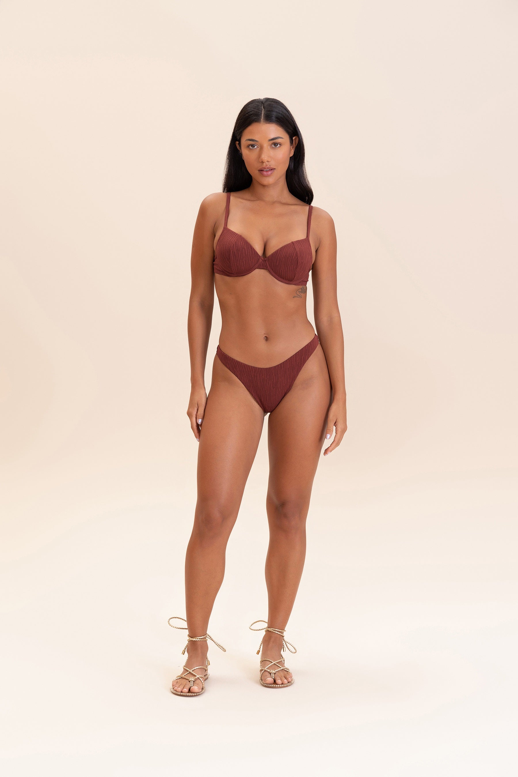 Brazilian Thong Bikini Bottom for Women - Sexy High Cut Swimwear for Beach & Pool - Perfect for Tanning & Summer Vacations