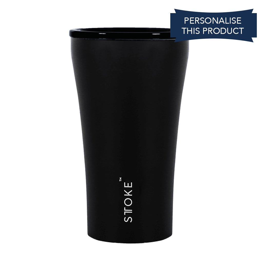 Sttoke 12oz Insulated Reusable Coffee Cup with Lid - Leakproof Travel Mug for Hot & Cold Beverages - Perfect for Commuting, Camping, and Office Use