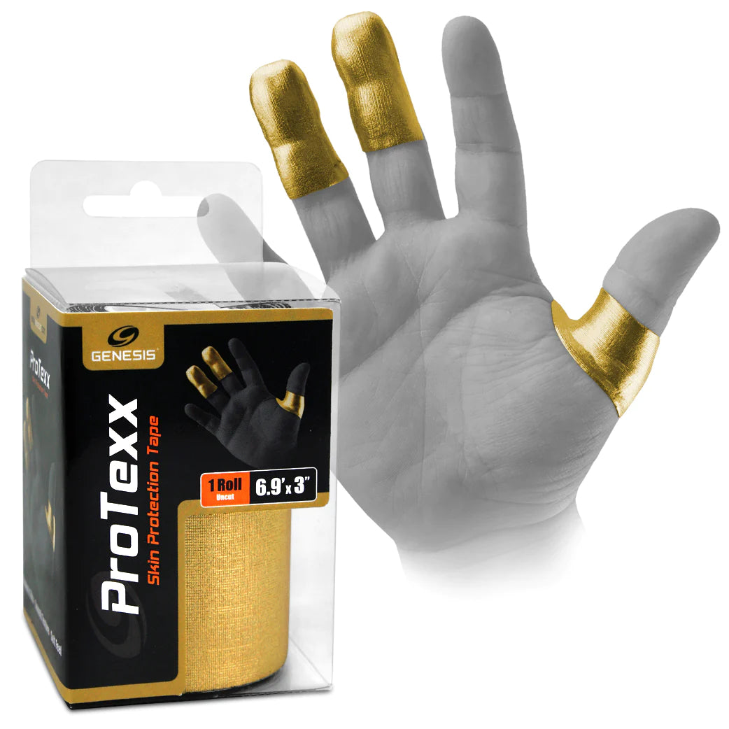 Genesis Pro Texx Gold Skin Protection Tape – Waterproof & Sweatproof for Sports, Tattoos & Wounds – Premium Adhesive Bandage for Active Lifestyle