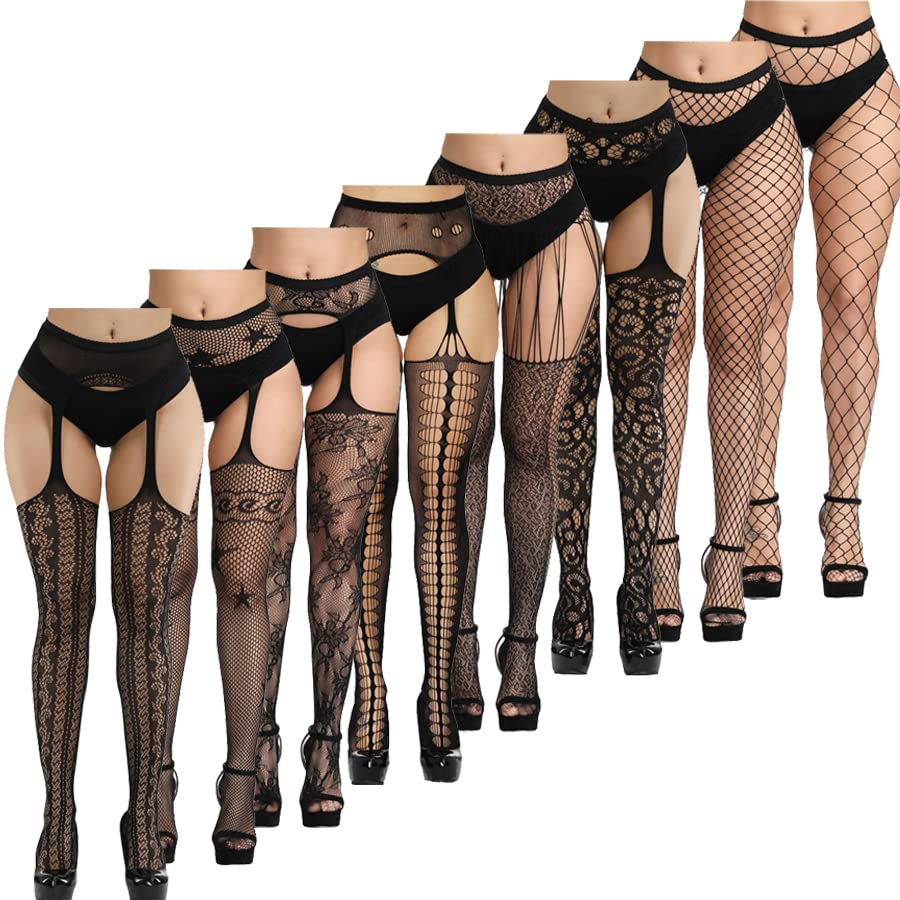 Sexy Fishnet Tights for Women - Stretchy Sheer Stockings, Fashionable Legwear for Parties, Halloween & Cosplay - Perfect for Night Out, Dance Performances & Costume Accessories